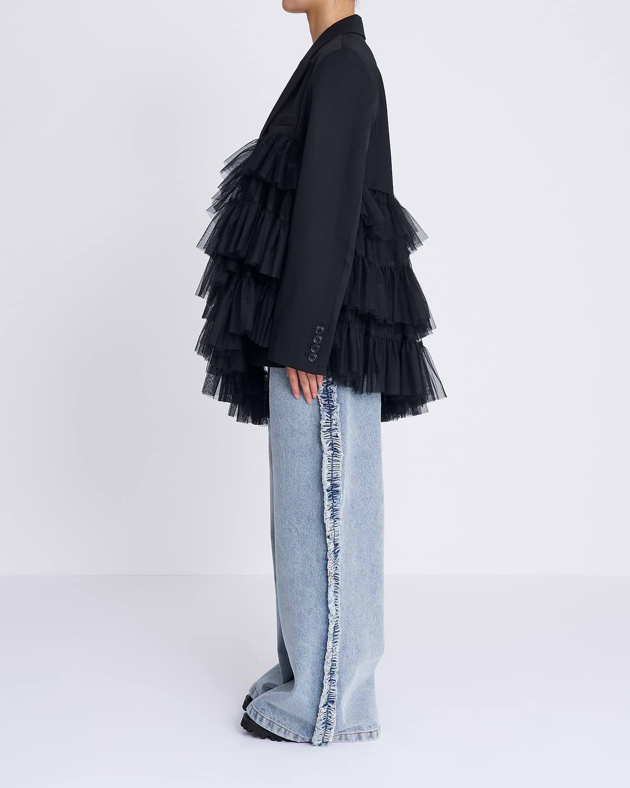 【25AW】チュールブレザー