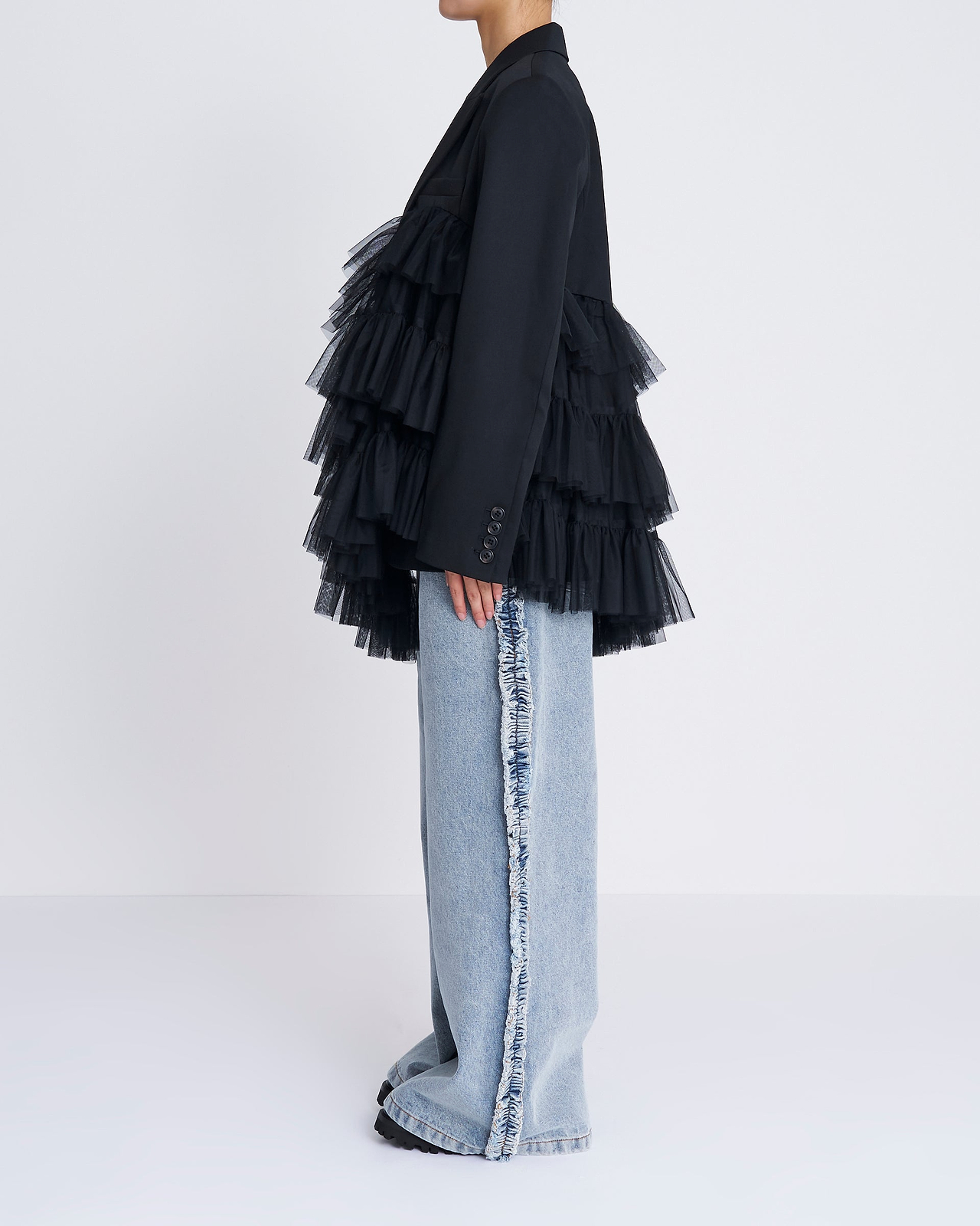 【25AW】チュールブレザー