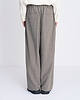 【25AW】ドレーピングクロッチボックスプリーツトラウザーズ（ヘリンボーン）