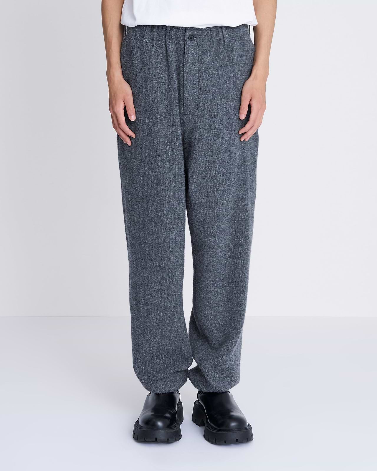 【25AW】ドレーピングトラックパンツ