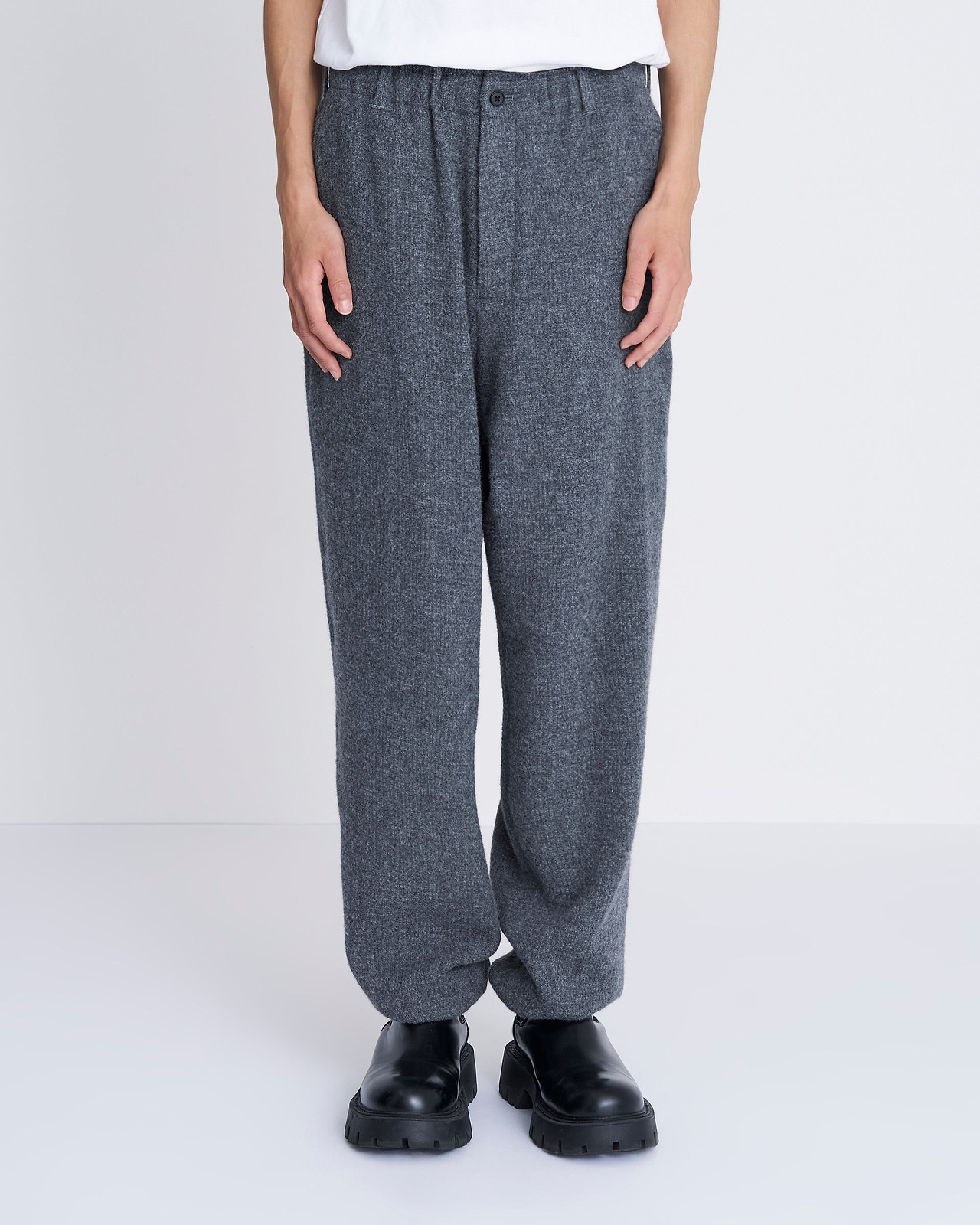 【25AW】ドレーピングトラックパンツ