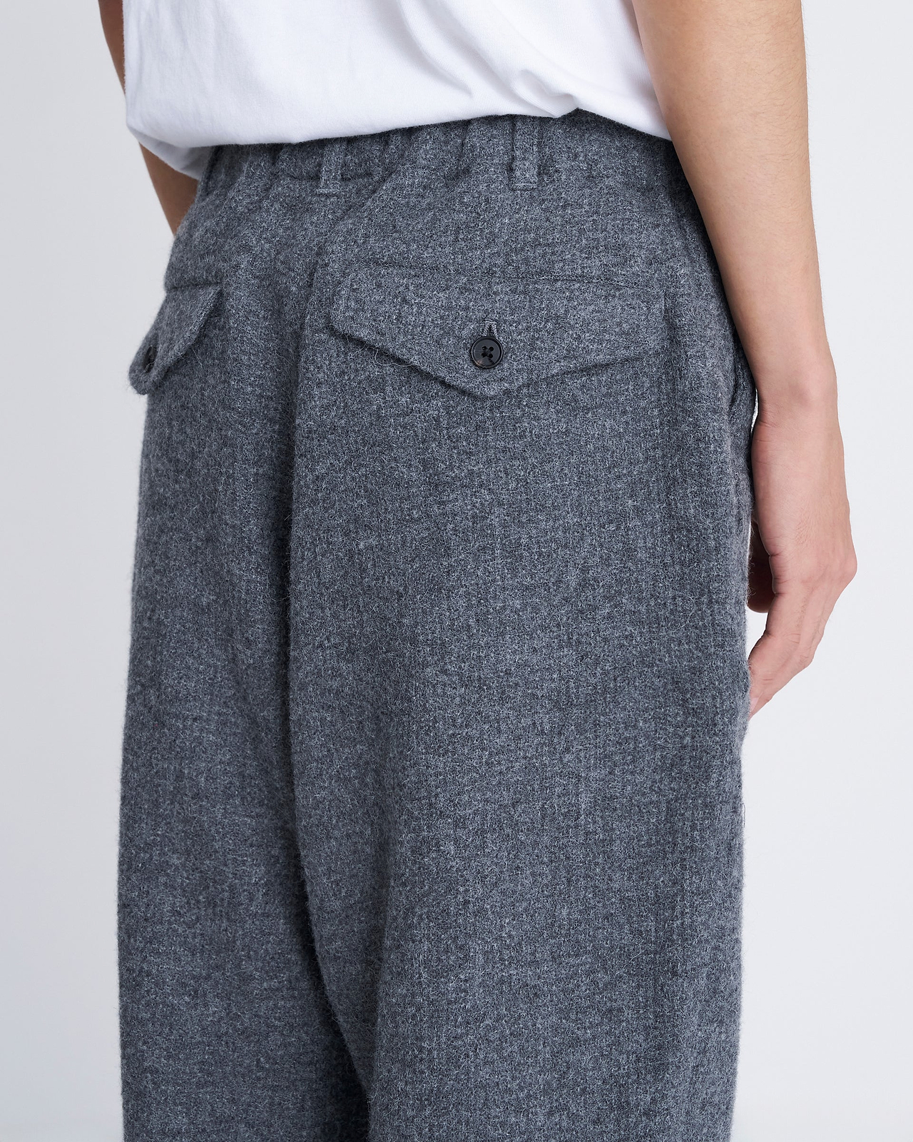 【25AW】ドレーピングトラックパンツ