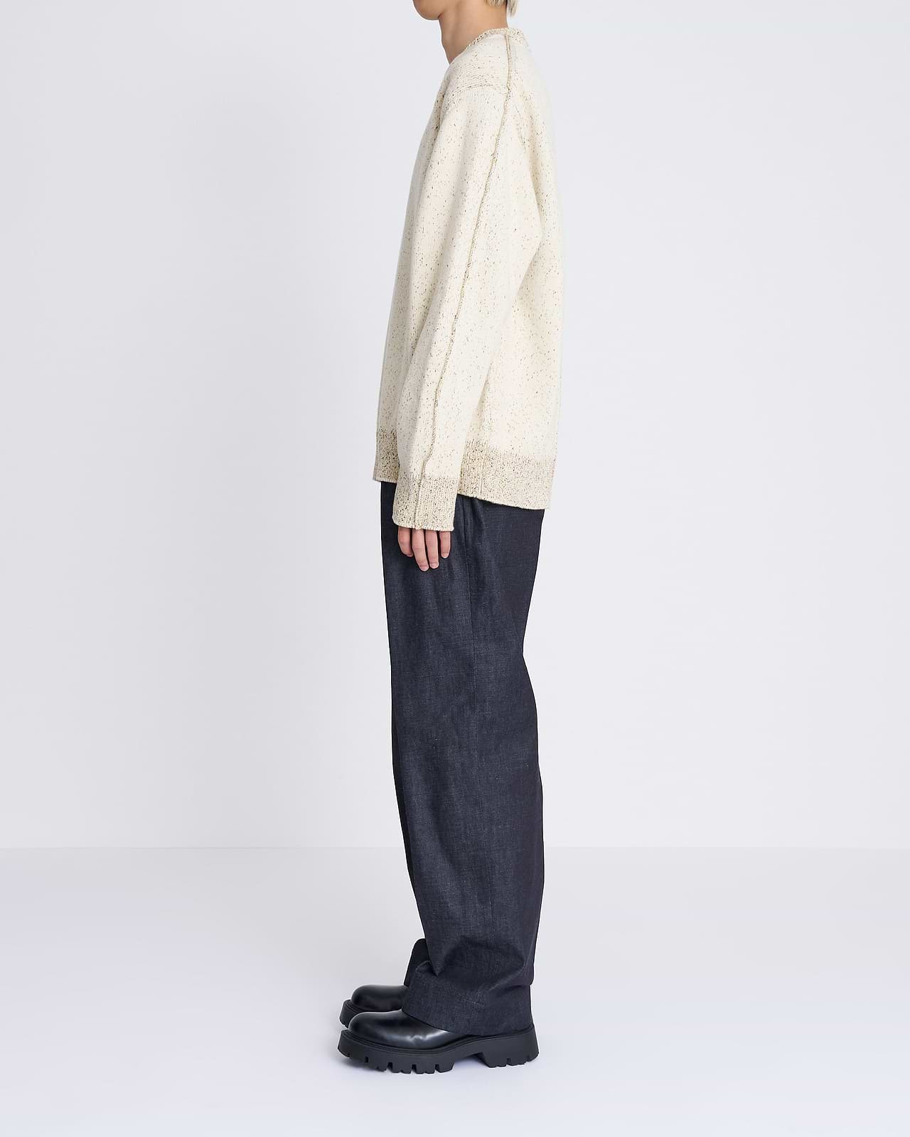 【25AW】コットンブレンドニットプルオーバー