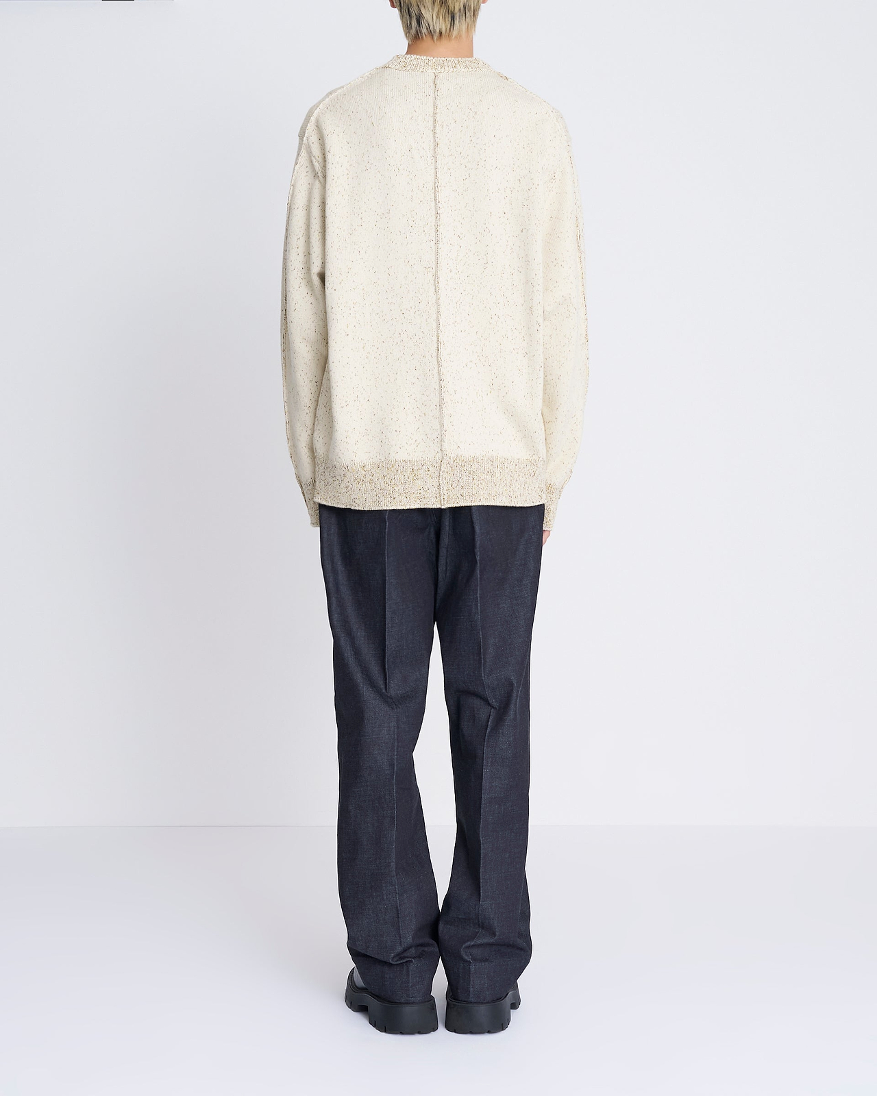 【25AW】コットンブレンドニットプルオーバー