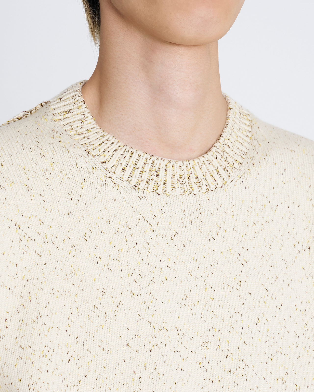 【25AW】コットンブレンドニットプルオーバー