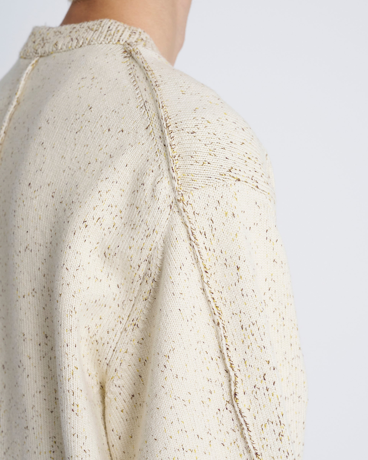 【25AW】コットンブレンドニットプルオーバー