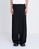 【25AW】ドレーピングクロッチボックスプリーツトラウザーズ