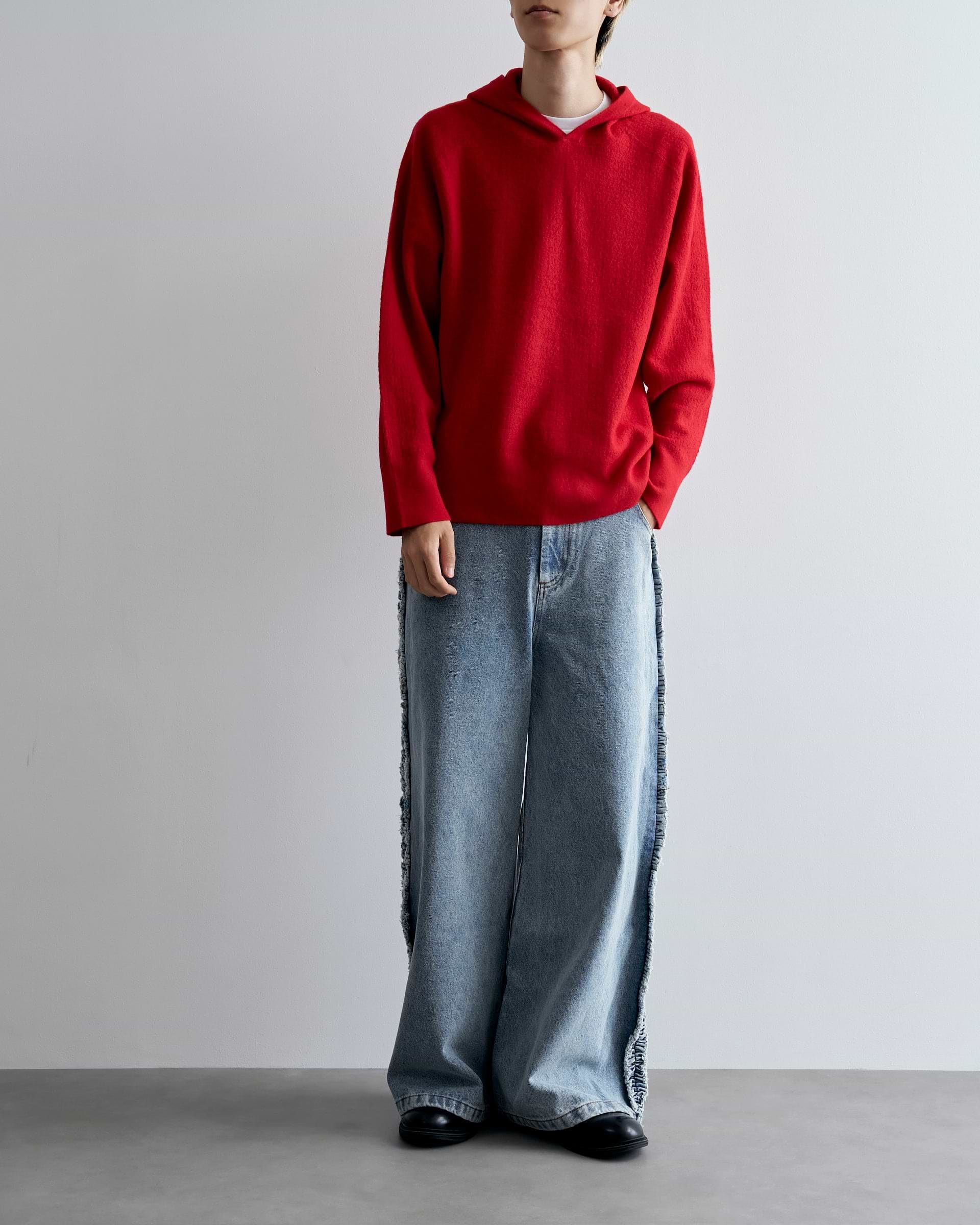 こーでぃページ　26.5㎝ KANAKO SAKAI】ブークレニットフーディー – ファッション