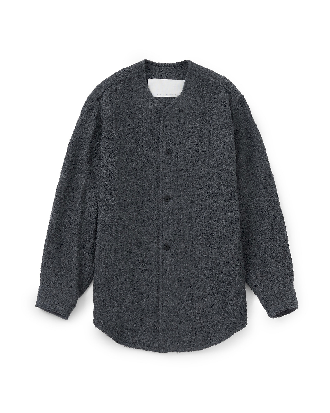 【25AW】ノーカラーシャツジャケット