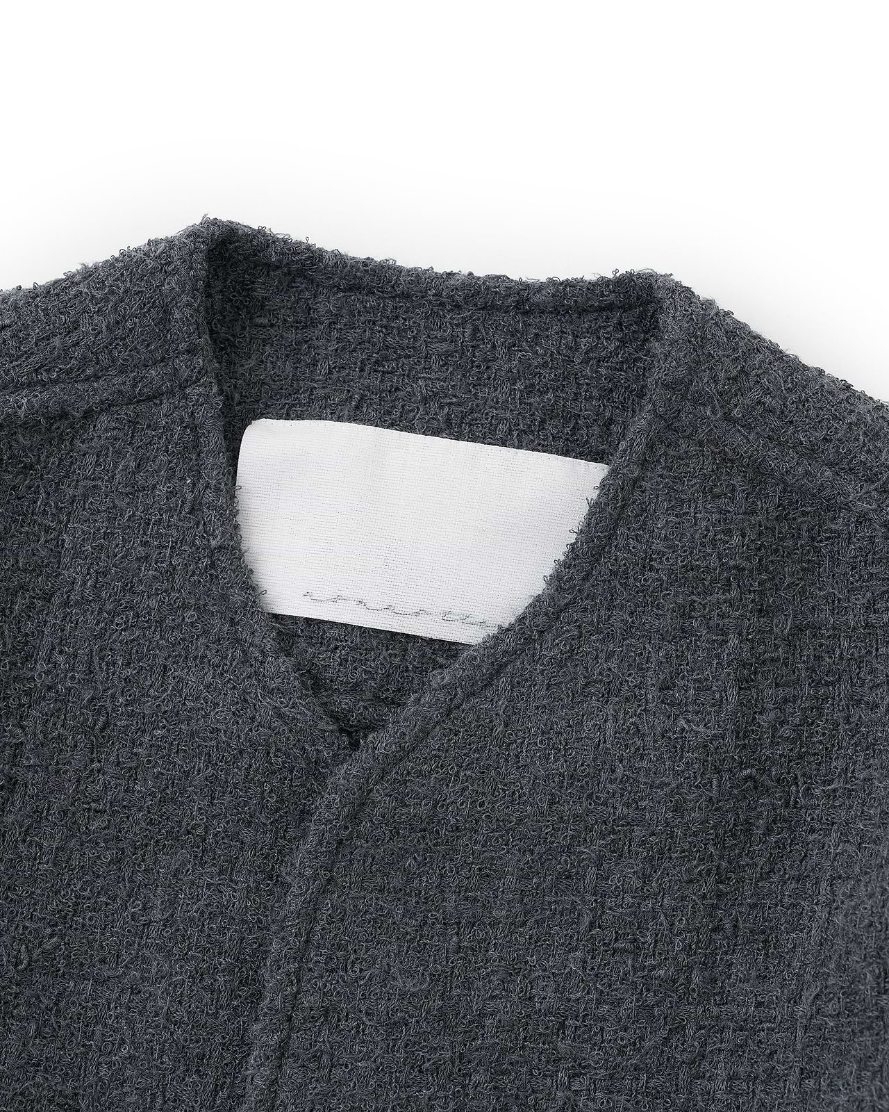 【25AW】ノーカラーシャツジャケット
