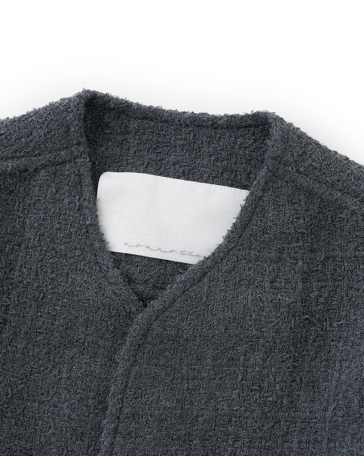 【25AW】ノーカラーシャツジャケット