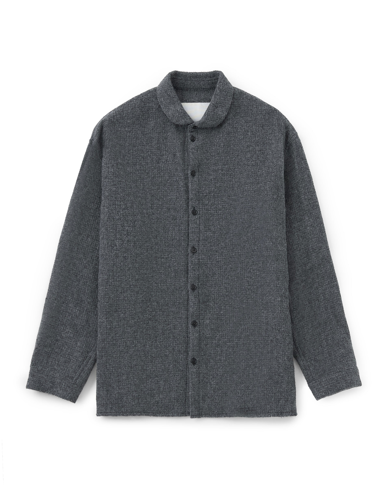 【25AW】オーバーサイズシャツラウンドカラー