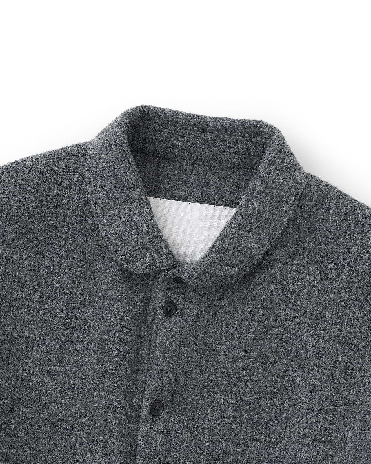 【25AW】オーバーサイズシャツラウンドカラー