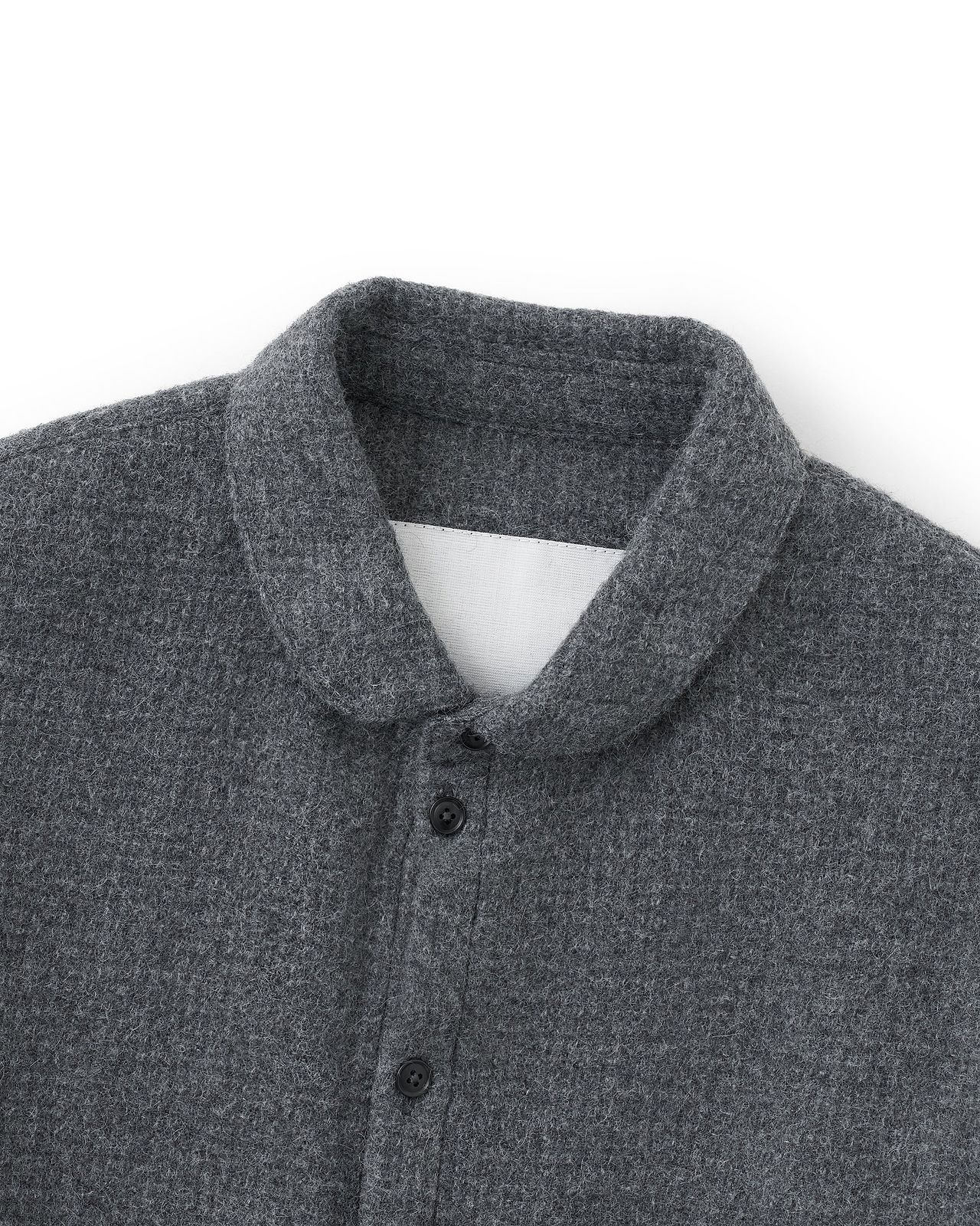 【25AW】オーバーサイズシャツラウンドカラー