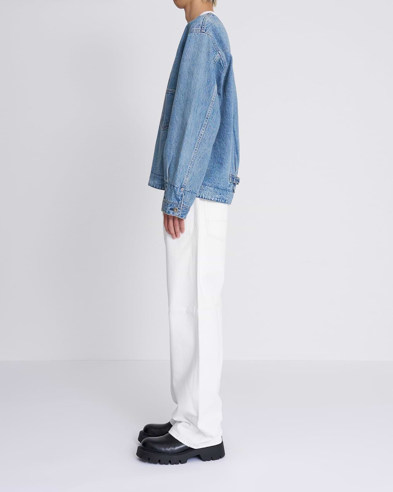 【25AW】デニムプルオーバーシャツ