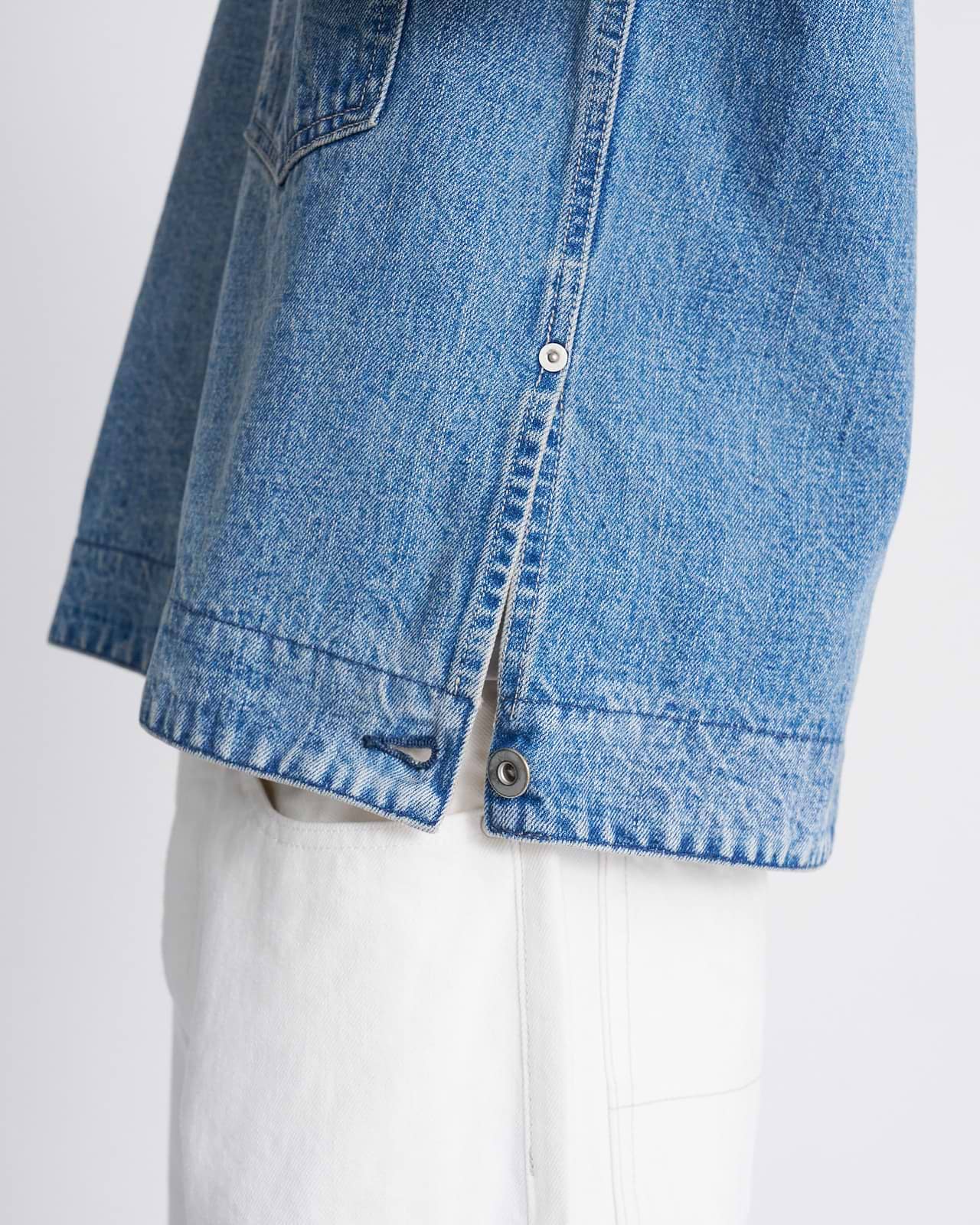 【25AW】デニムプルオーバーシャツ