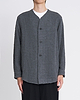 【25AW】ノーカラーシャツジャケット