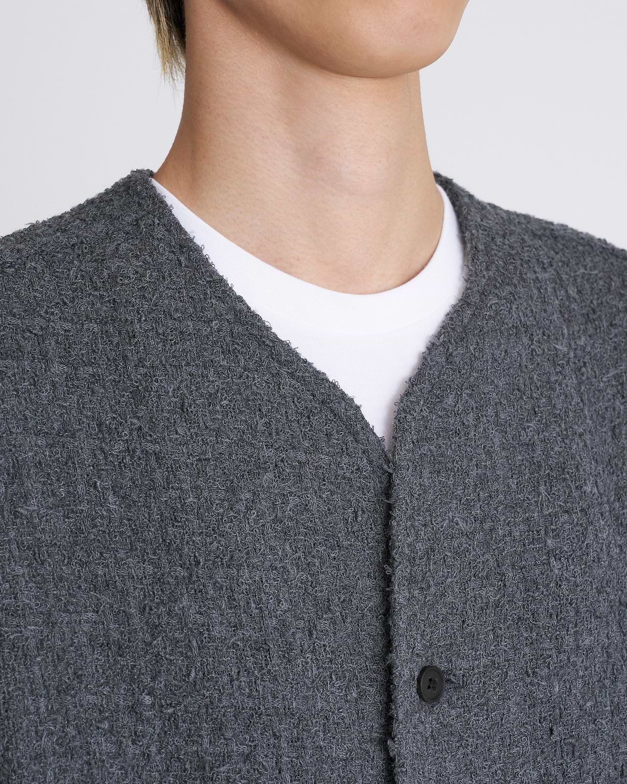 【25AW】ノーカラーシャツジャケット