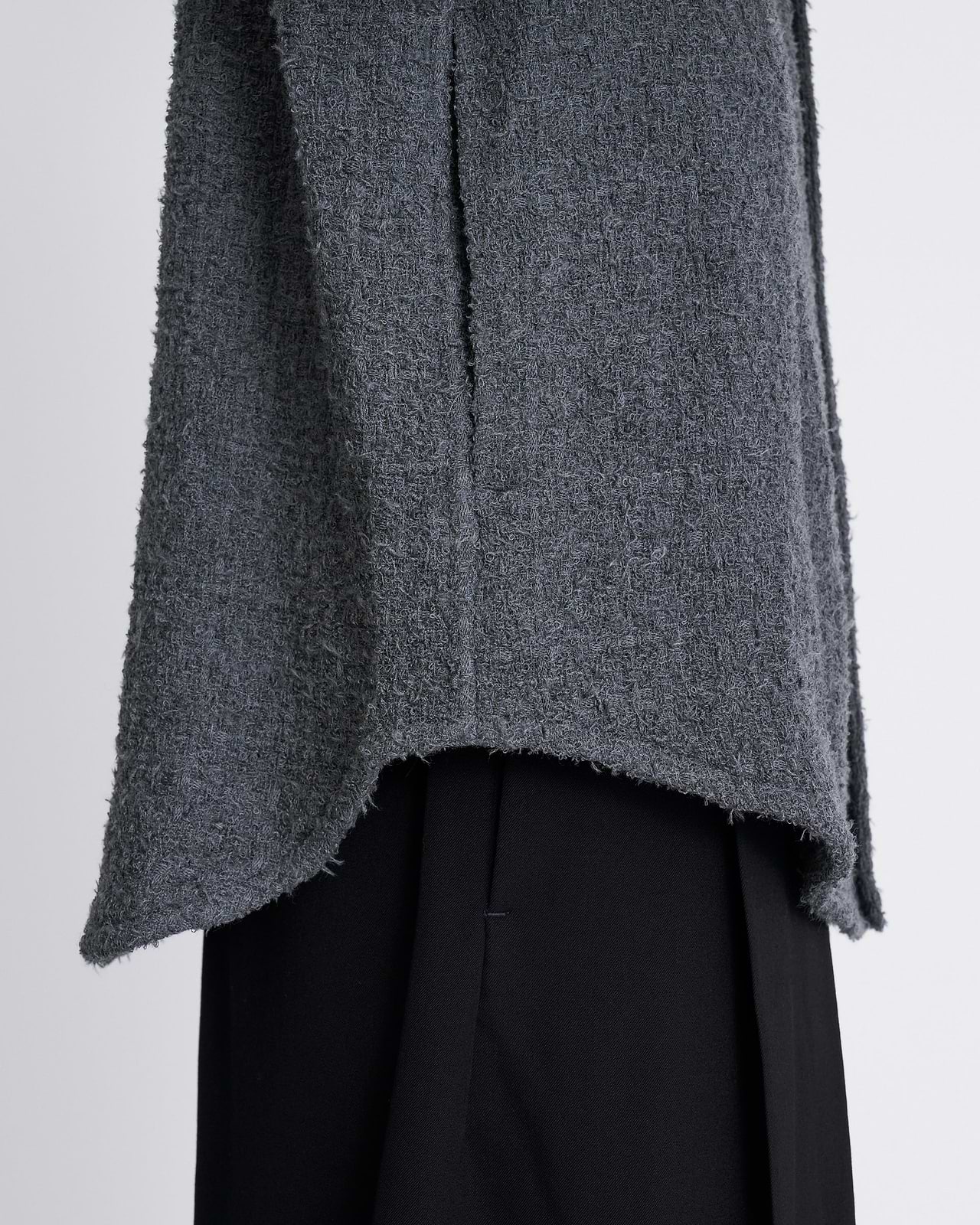 【25AW】ノーカラーシャツジャケット