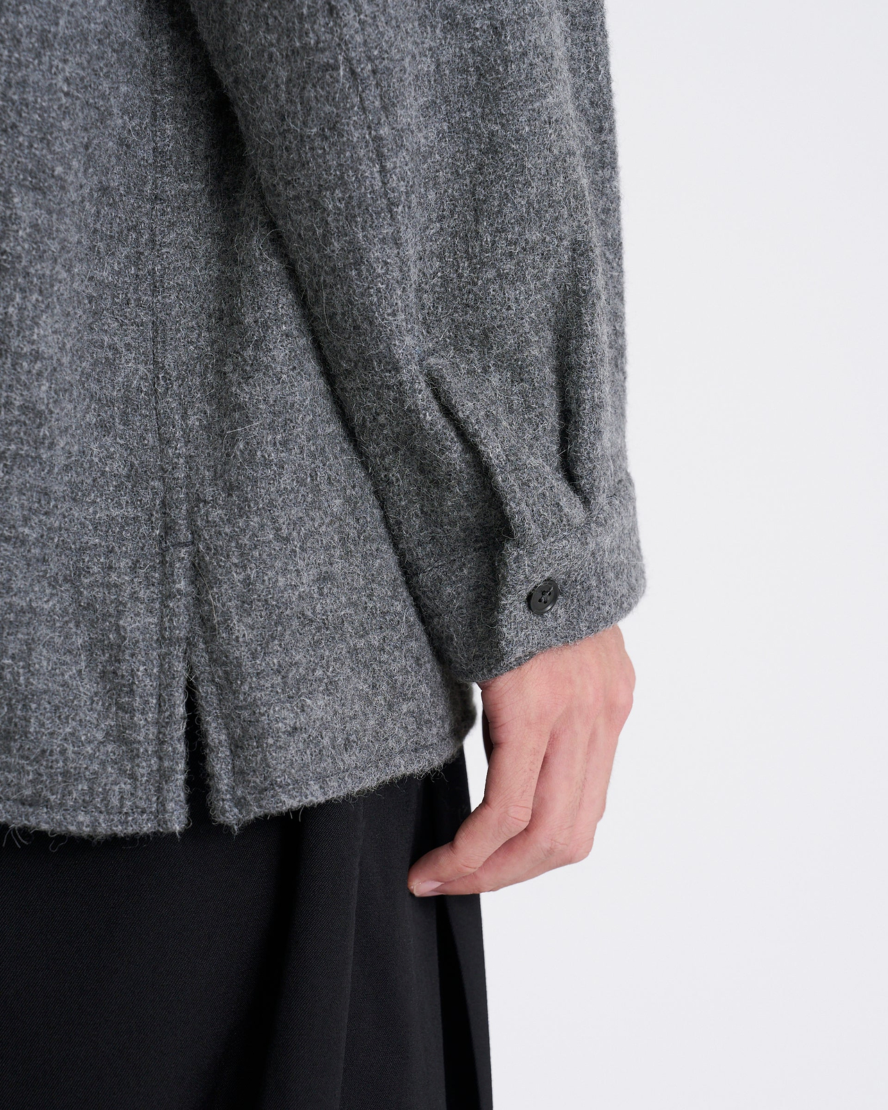 【25AW】オーバーサイズシャツラウンドカラー