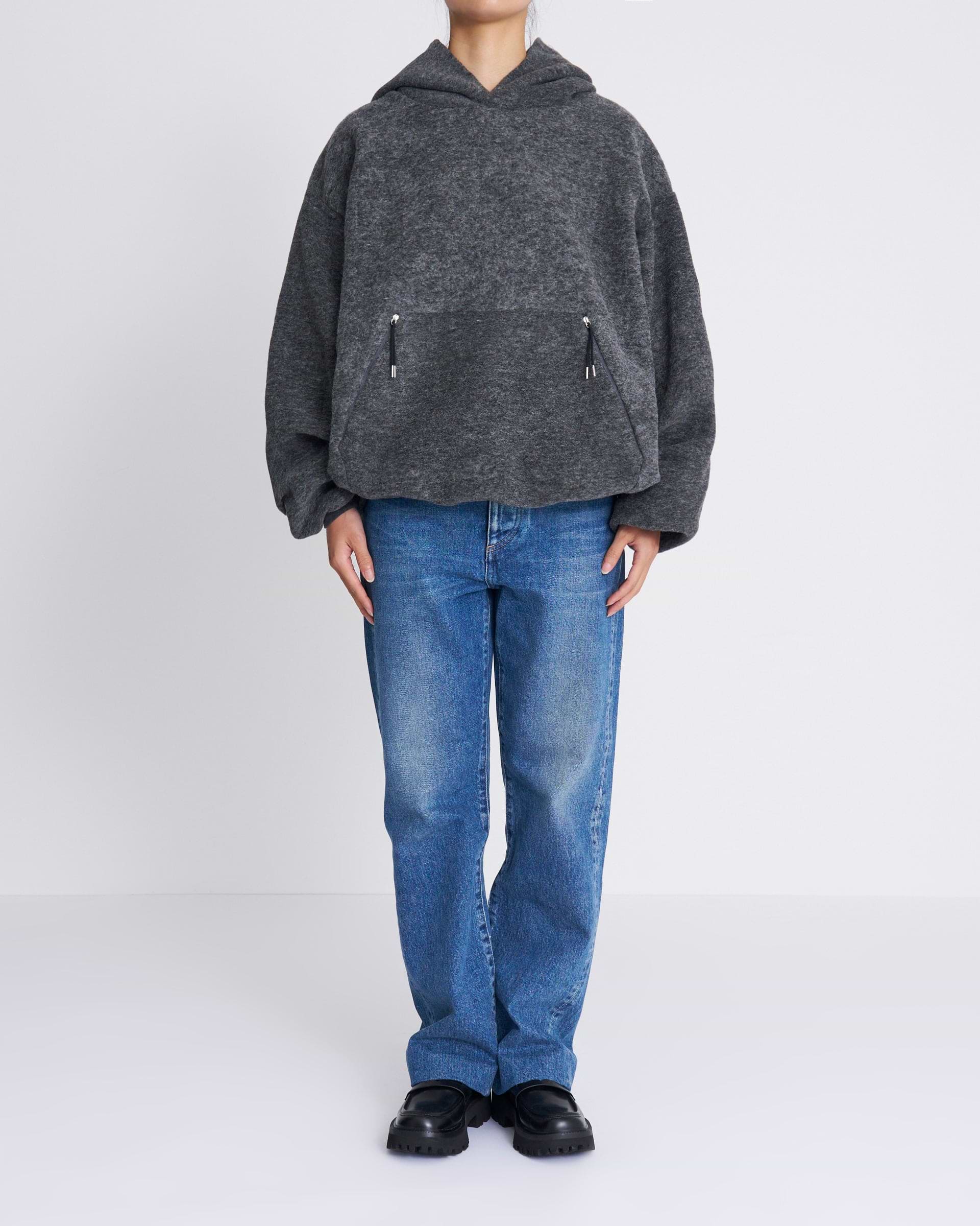 TANAKA】THEスウェットフーディー グレー | 日本製 プルオーバー | F