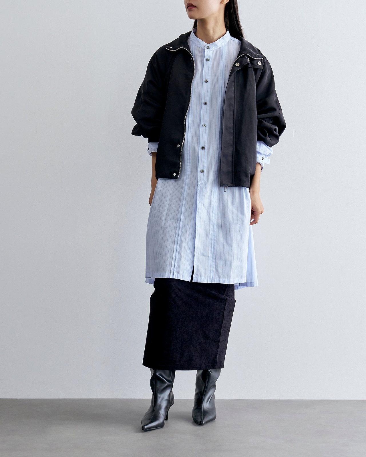 着用サイズ2／身長165cm（スタッフスナップ）