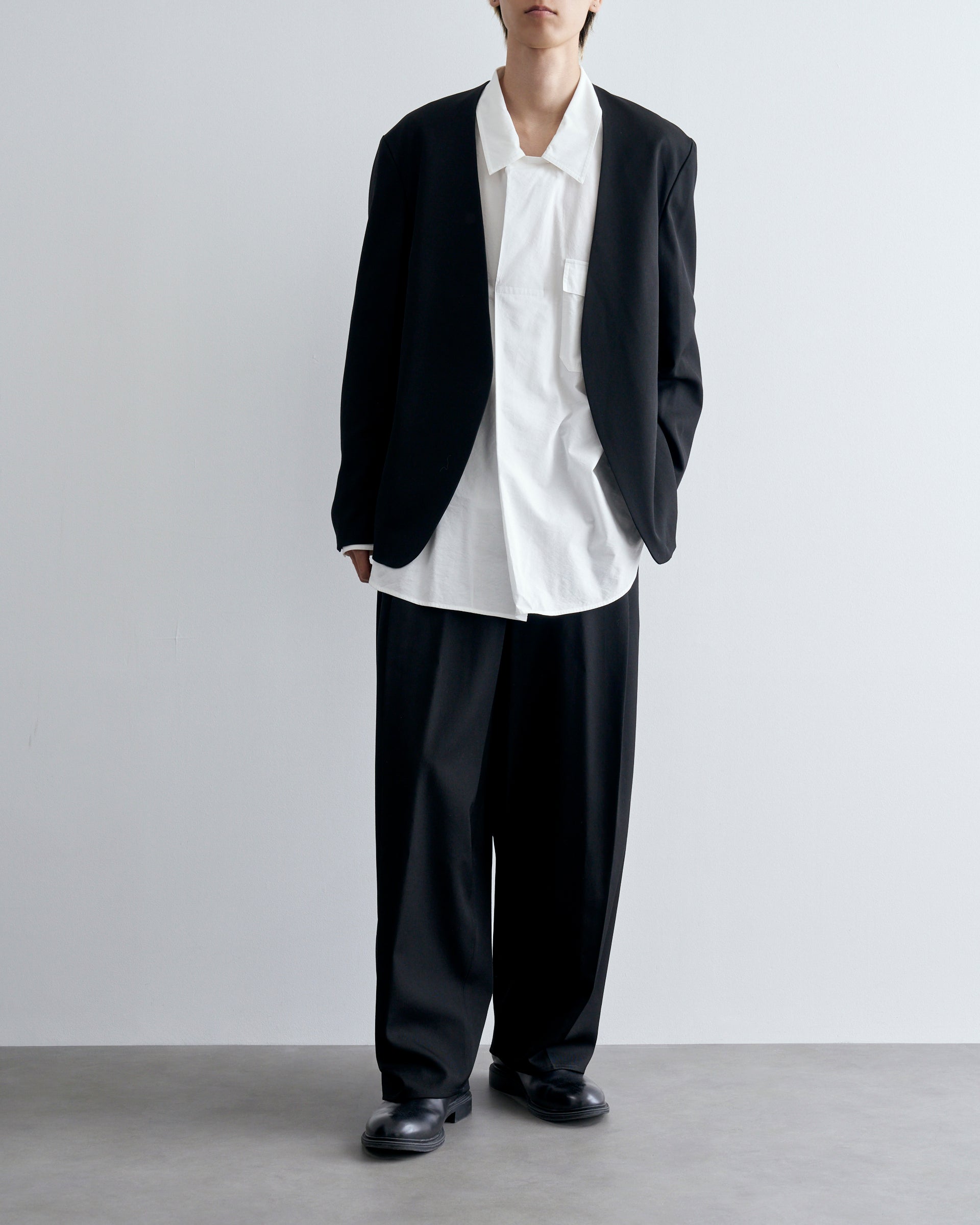 ジャケット・アウター Ethnic Embroided Design No Collar Jacket Ethnic Embroided Design No Collar Jacket