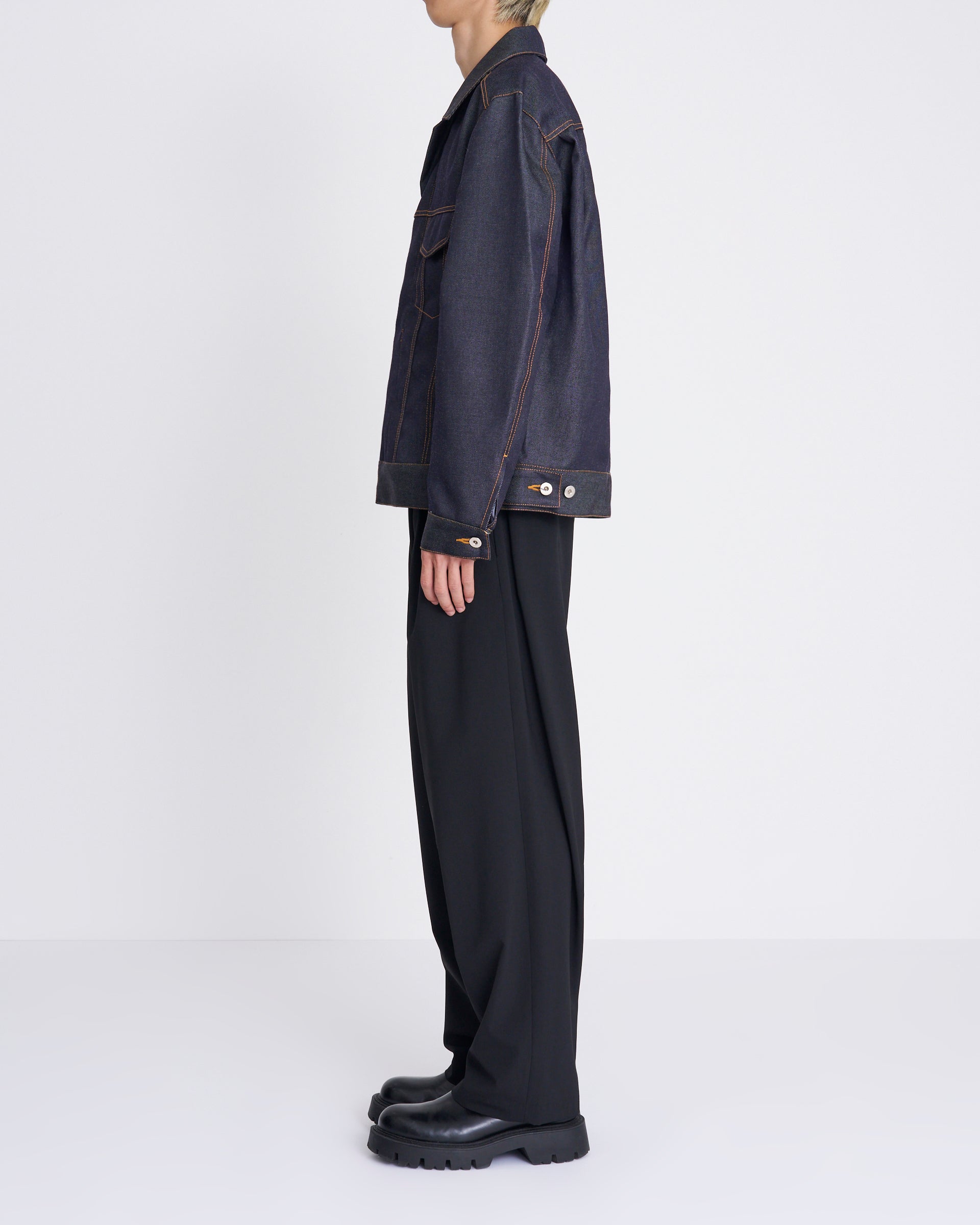 OVERCOAT】デニムジャケットウールインデニム – ファッション