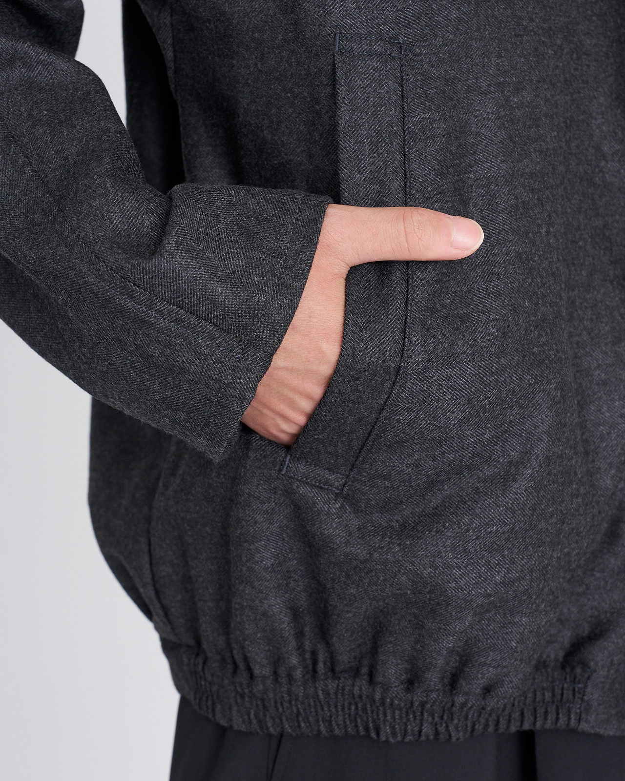 【25AW】ドレーピングニューバイアススリーブブルゾン