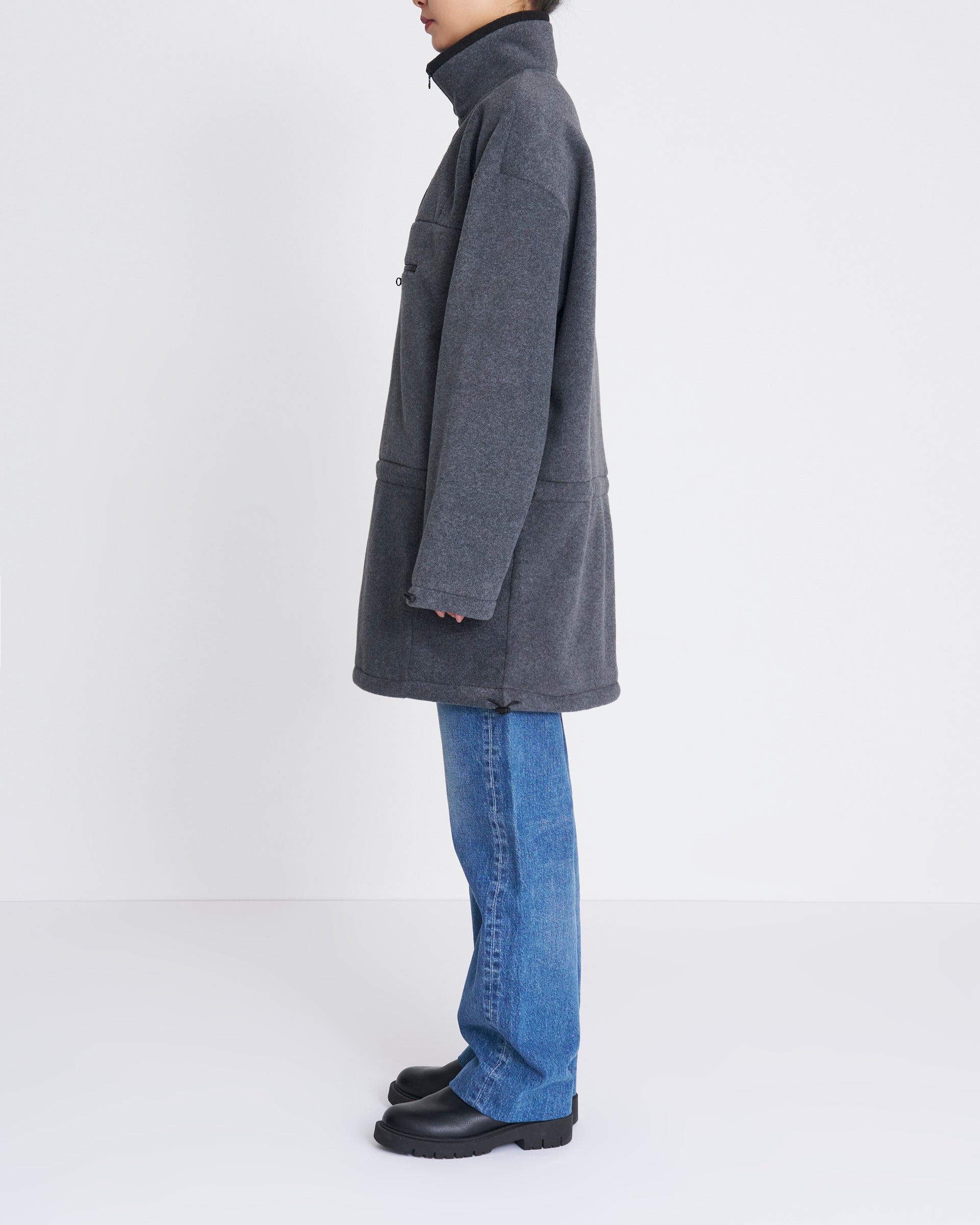 INSCRIRE】フリースルーズフィットプルオーバー – ファッション