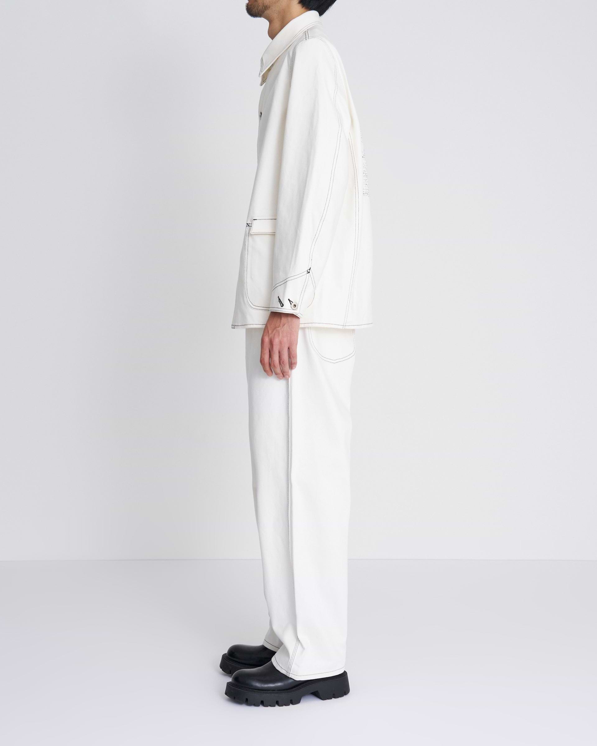 SEEALL】メモリアルカバーオール ホワイト | 日本製 ワーク