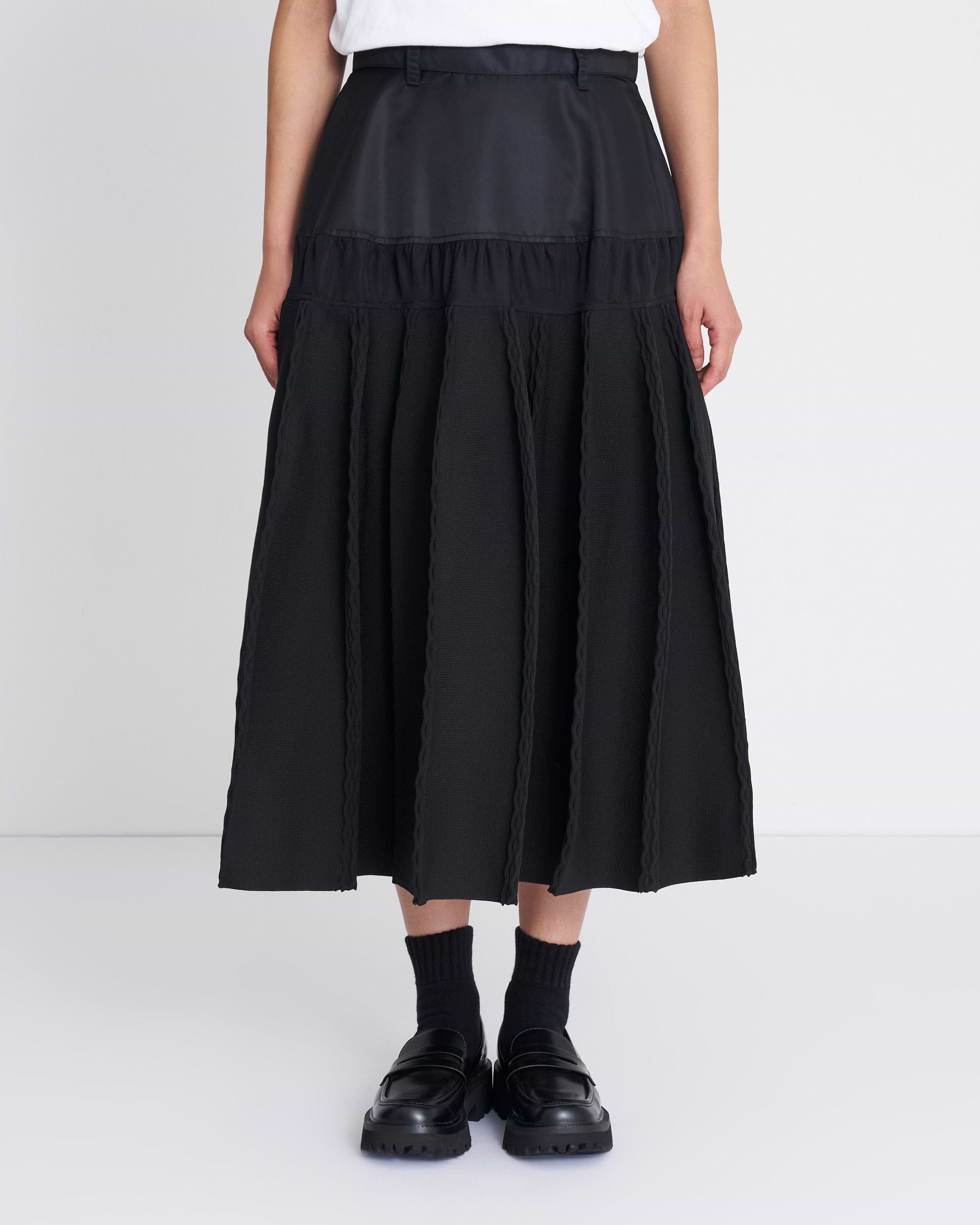 スカート ODAKHA 25SS NYLON TIGHT&FLARE SKIRT ODAKHA 25SS NYLON TIGHT&FLARE SKIRT