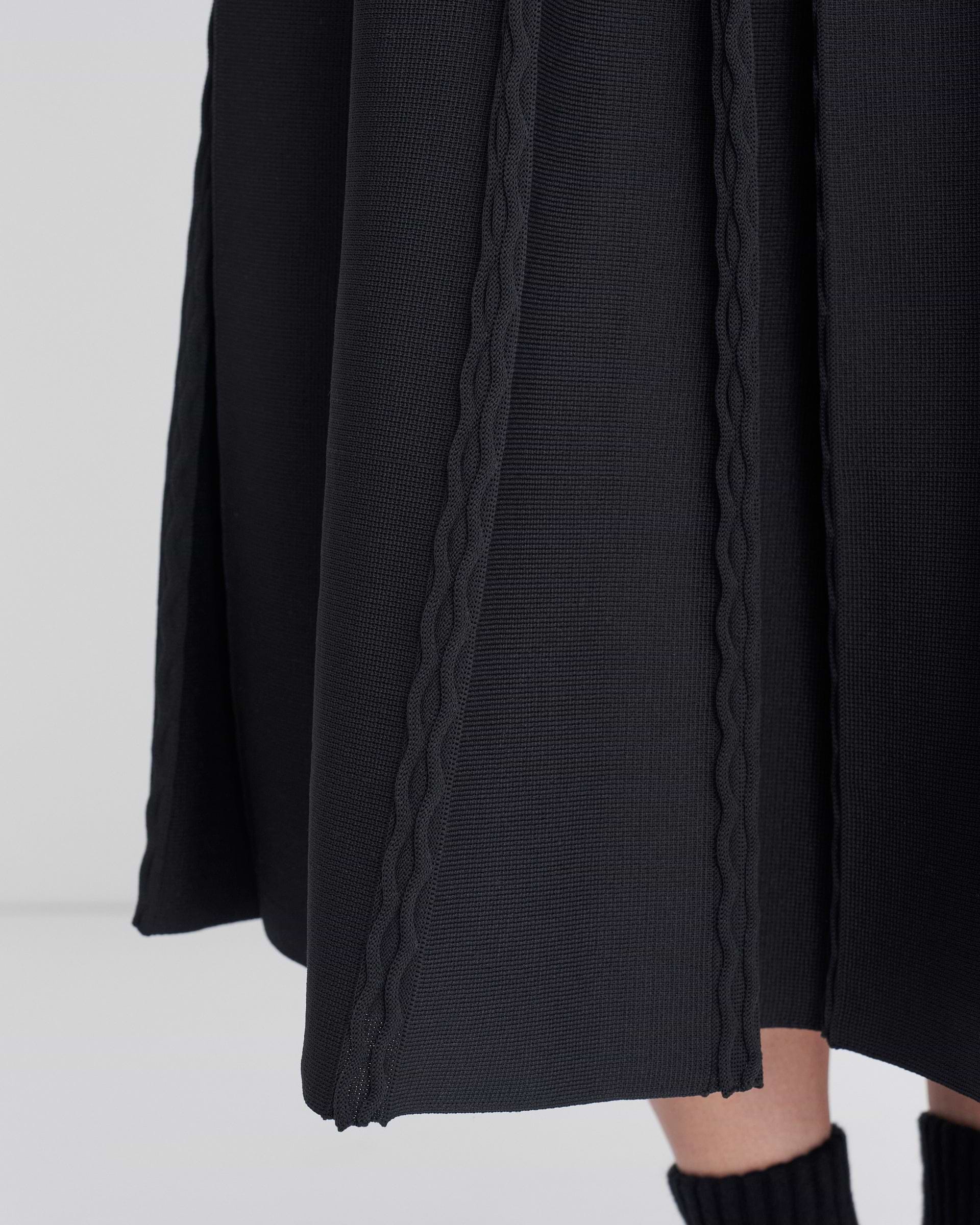 スカート ODAKHA 25SS NYLON TIGHT&FLARE SKIRT nylon tight ＆ flare