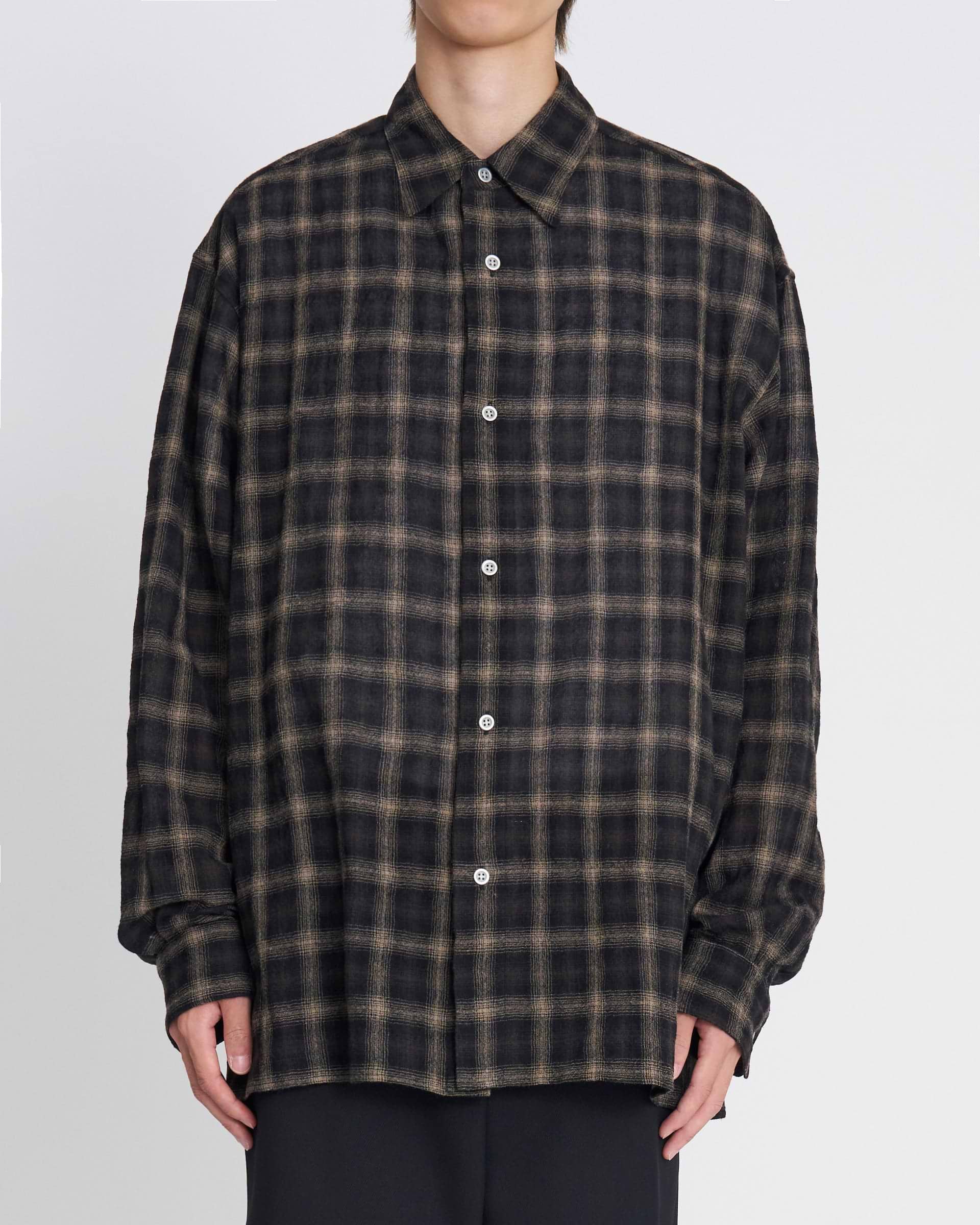 paratrait】ウールチェックシャツ – ファッションスナップストア