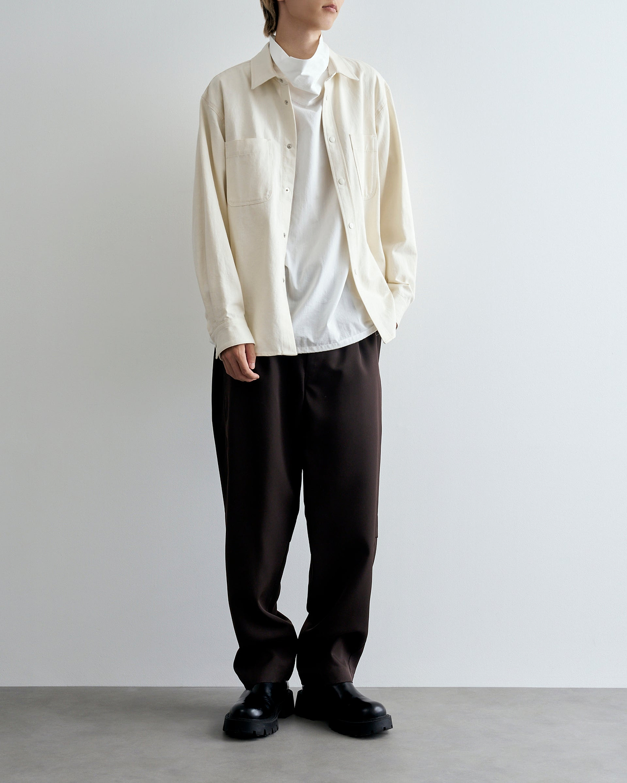 着用サイズ46／身長175cm（スタッフスナップ）