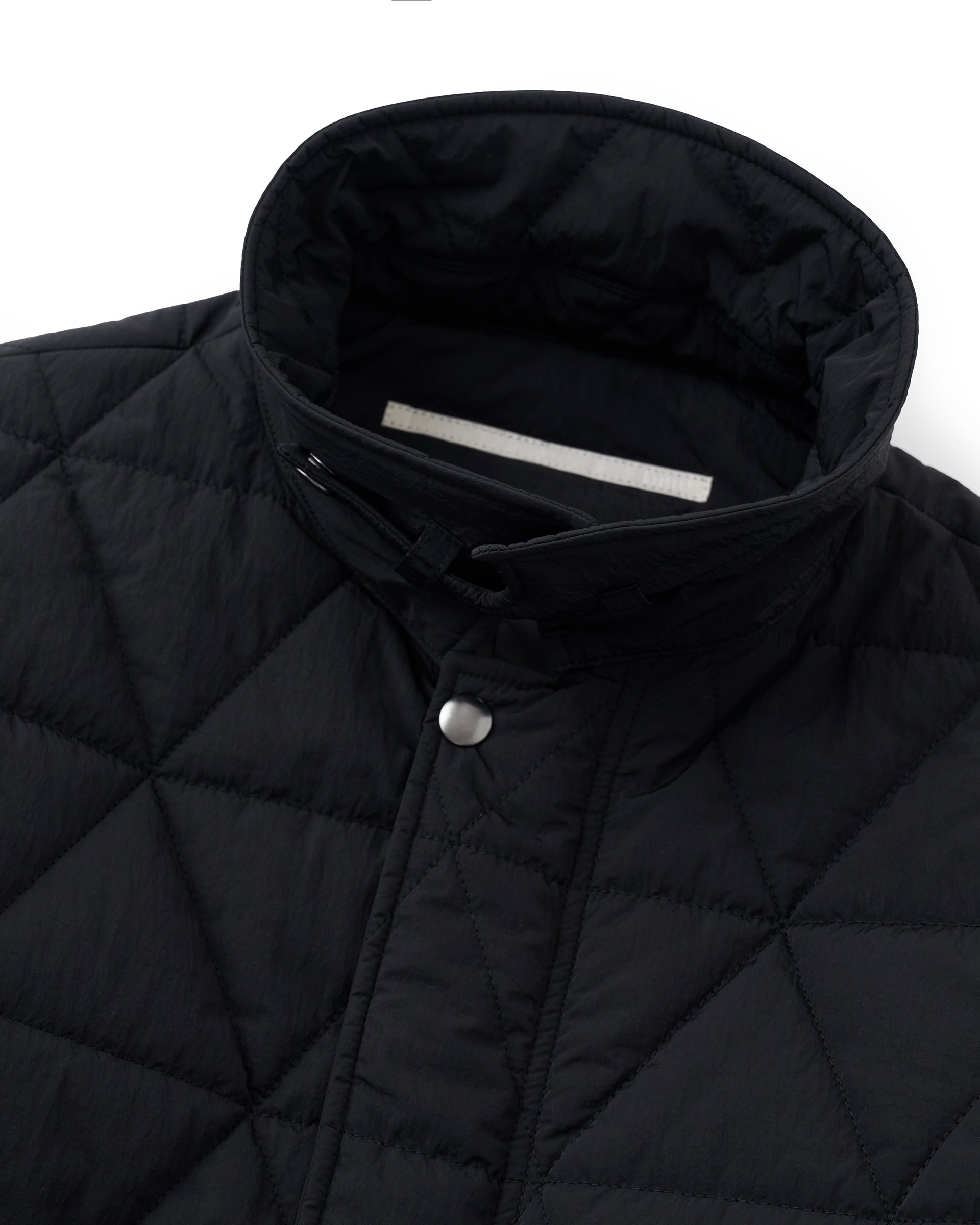 Tamme / 25AW/ナイロンキルティングA-2ブルゾン/one/ナイロン/BLK/25A0279 Tamme】ナイロンキルティングA-2ブルゾン ブラック | 日本製 フライト