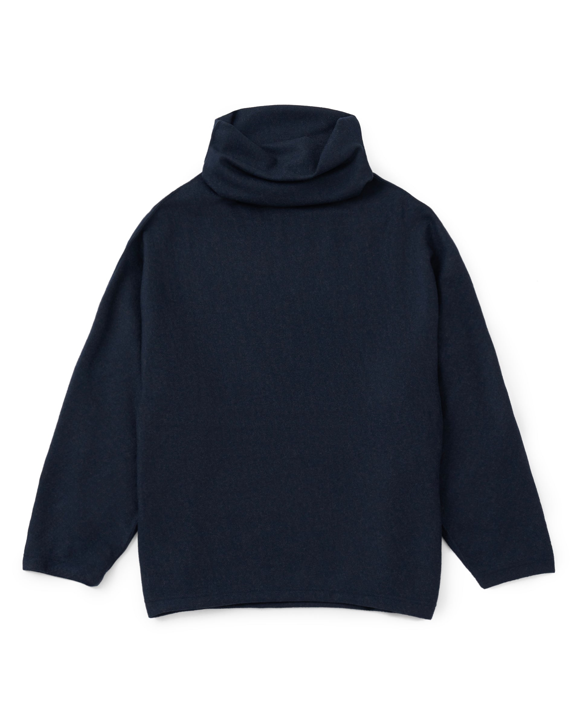 nonnotte】ドレーピングビッグH/Nプルオーバー ネイビー | 日本製 | F