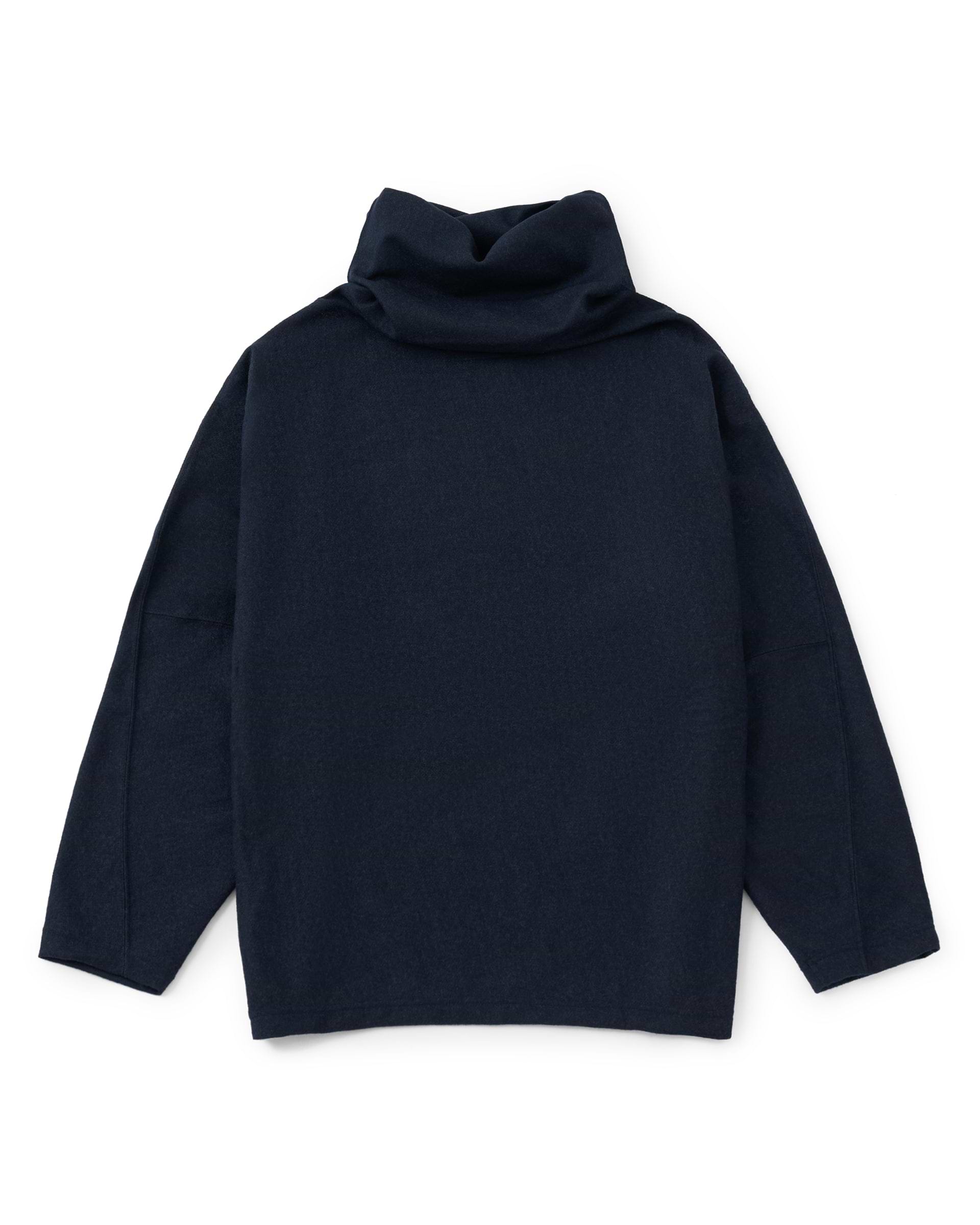 nonnotte】ドレーピングビッグH/Nプルオーバー ネイビー | 日本製 | F