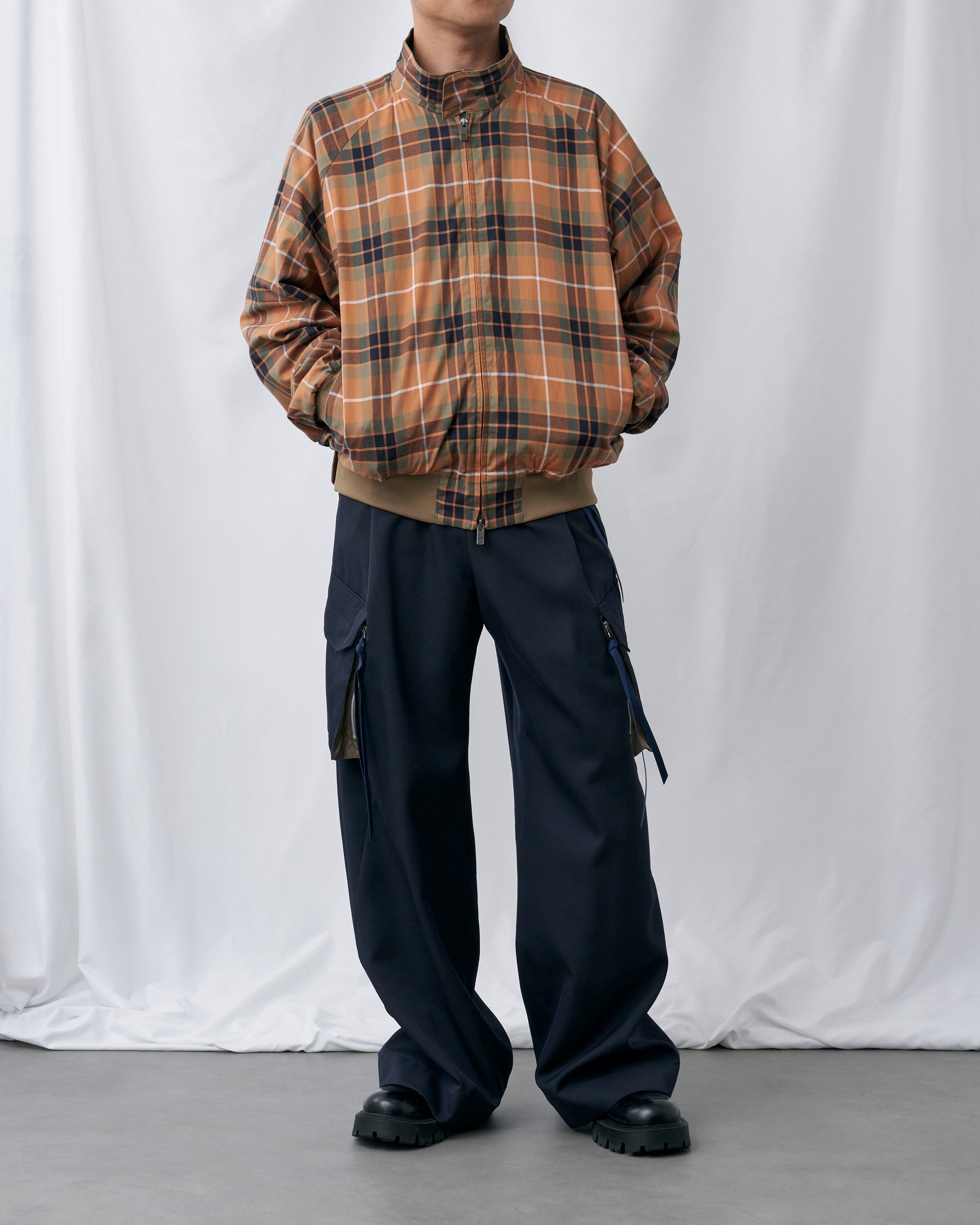 N.hollywood×BARACUTAリバーシブルハリントンジャケット Reversible ITEM / limited】N.HOOLYWOODCOMPILE x BARACUTA (エヌ