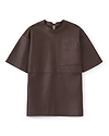 ラムレザーポケットTシャツ