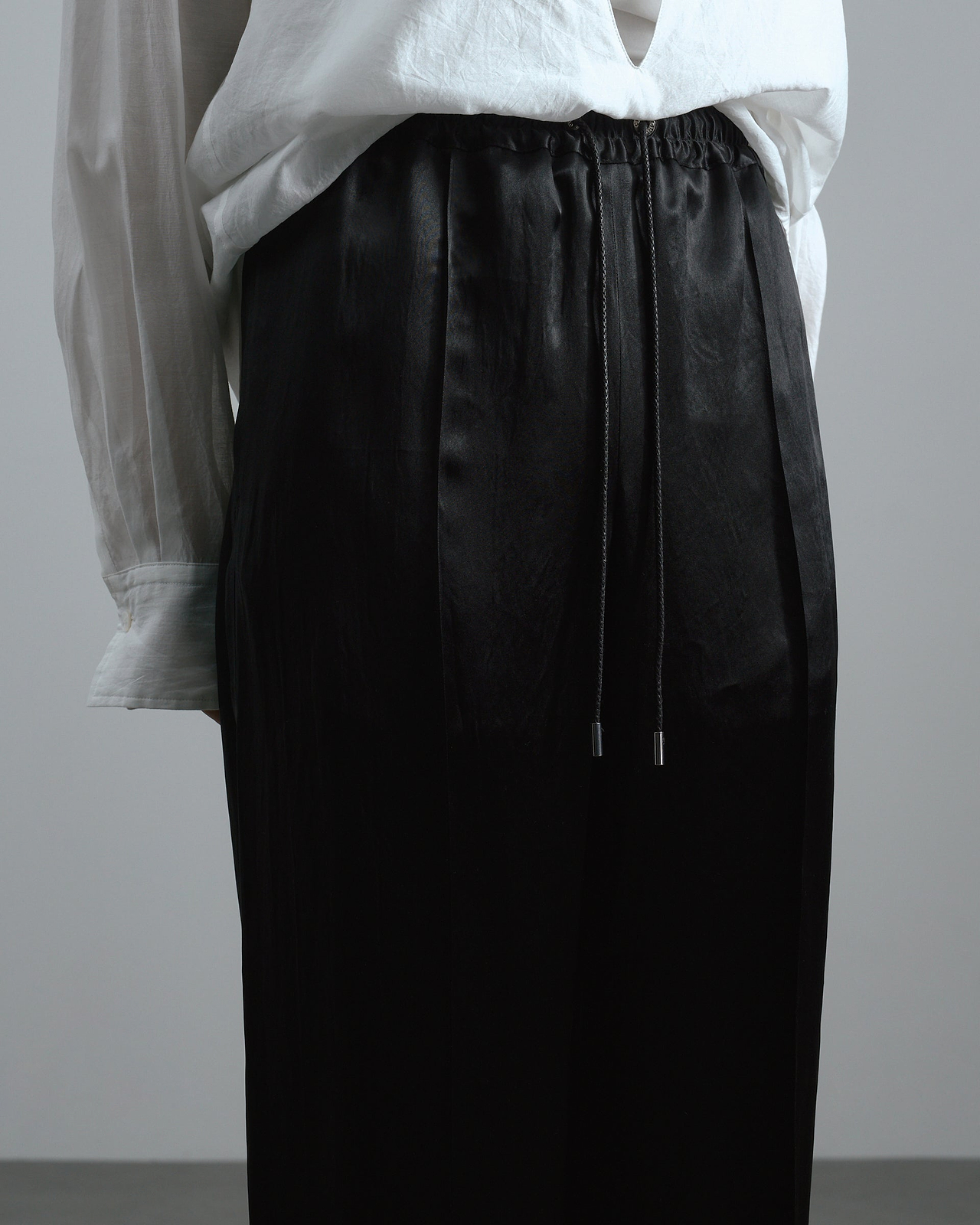 【26SS】サテンリラックスパンツ