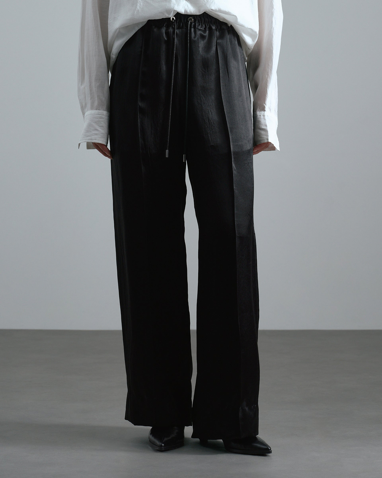 【26SS】サテンリラックスパンツ