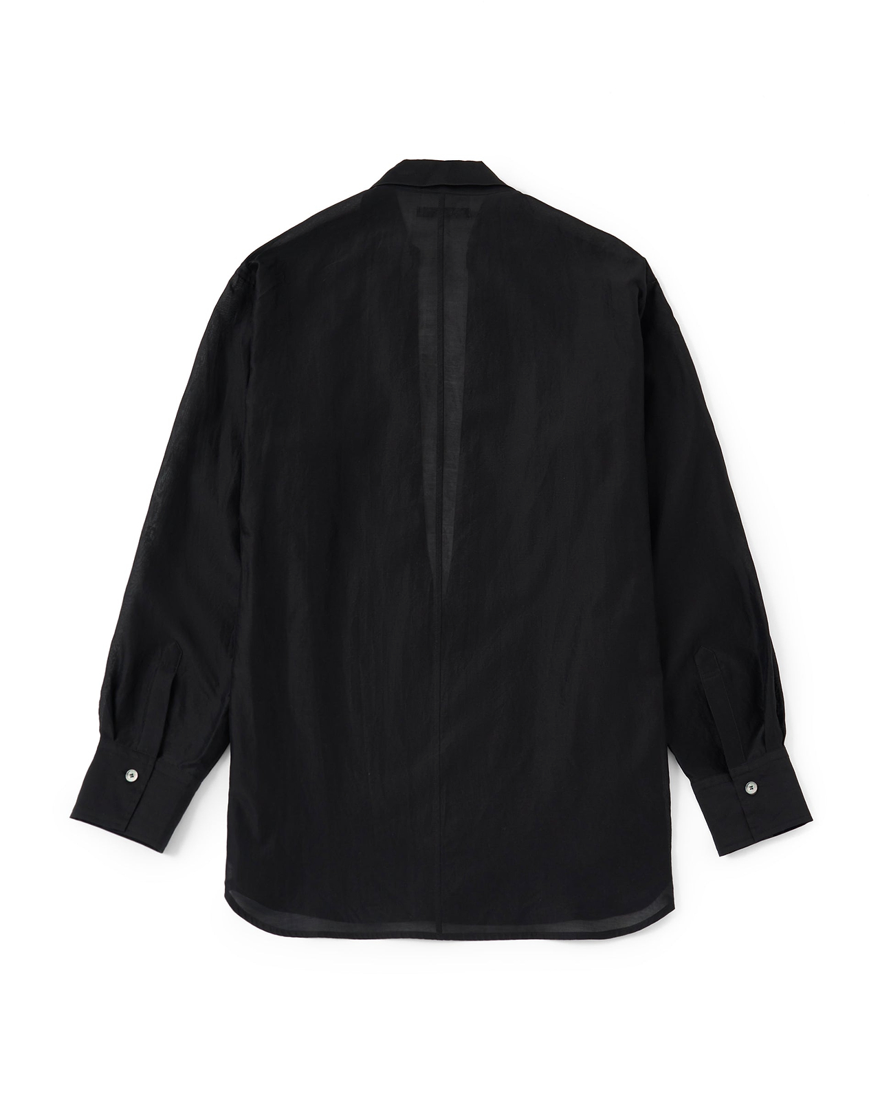 【26SS】ディープVネックコットンシルクシャツ