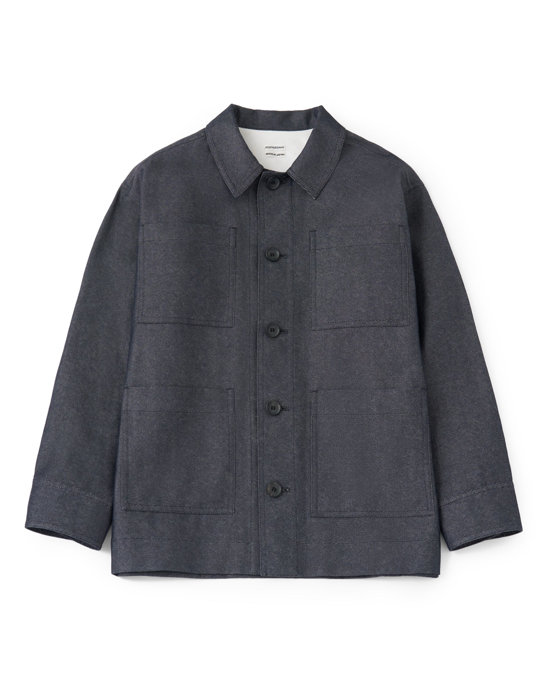 【POSTELEGANT】washi paper cotton ジャケット POSTELEGANT】和紙ウールツイルワークジャケット – ファッション