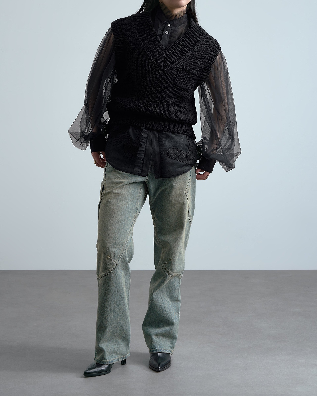 着用サイズS／身長165cm（スタッフスナップ）