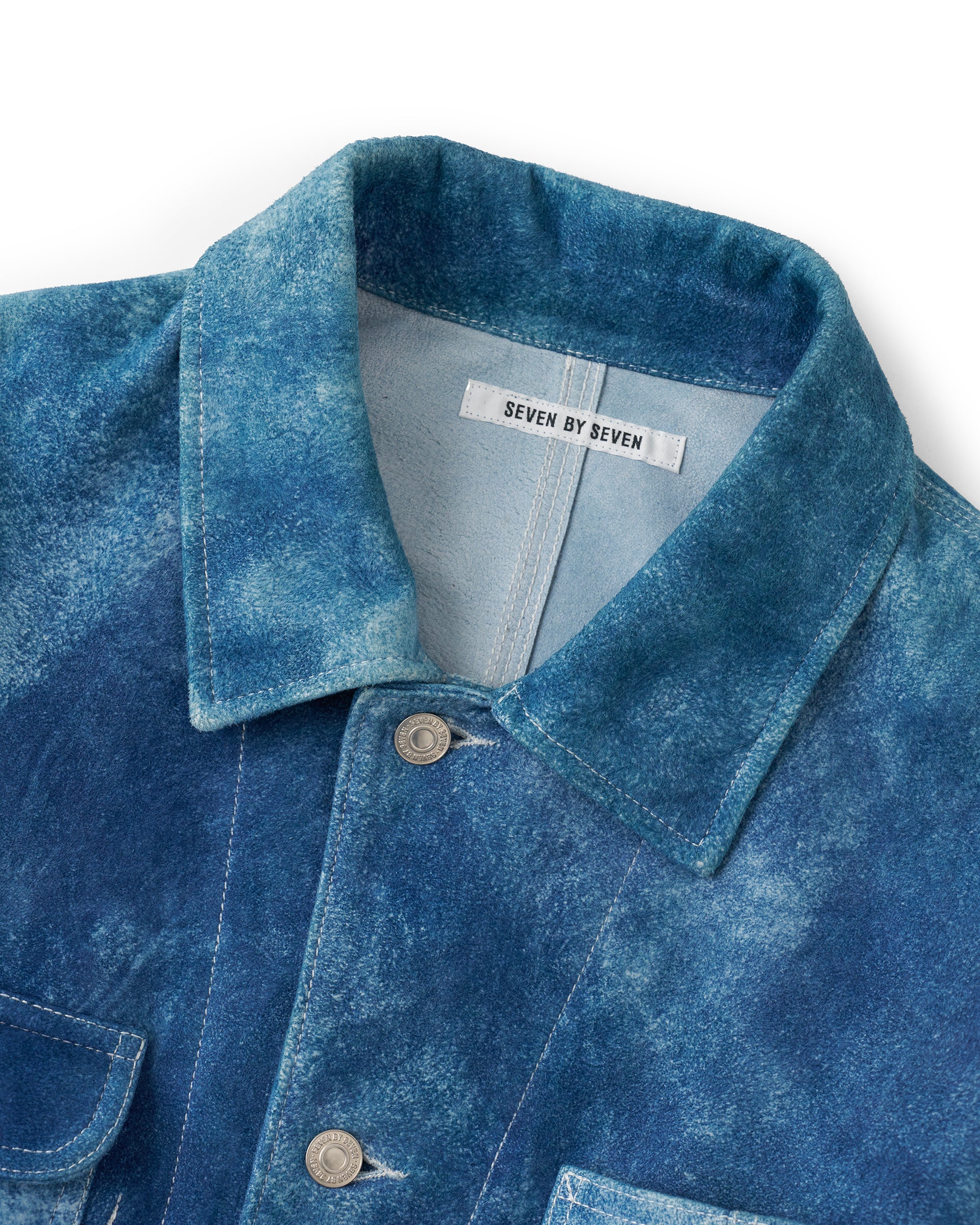 SEVEN BY SEVEN】レザーカバーオールジャケット – ファッション