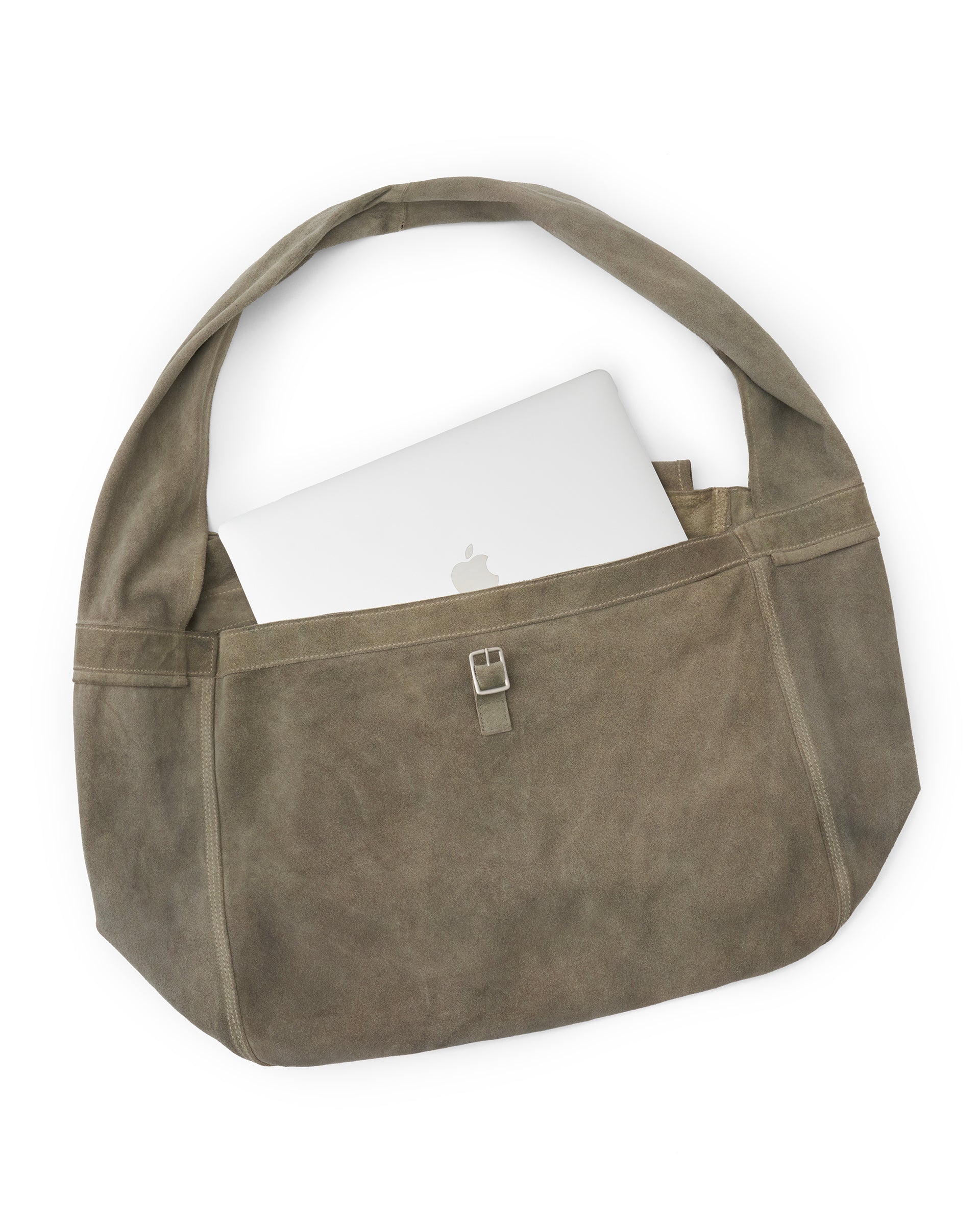 SEVEN BY SEVEN】レザーショルダーバッグ（カウスプリットレザー