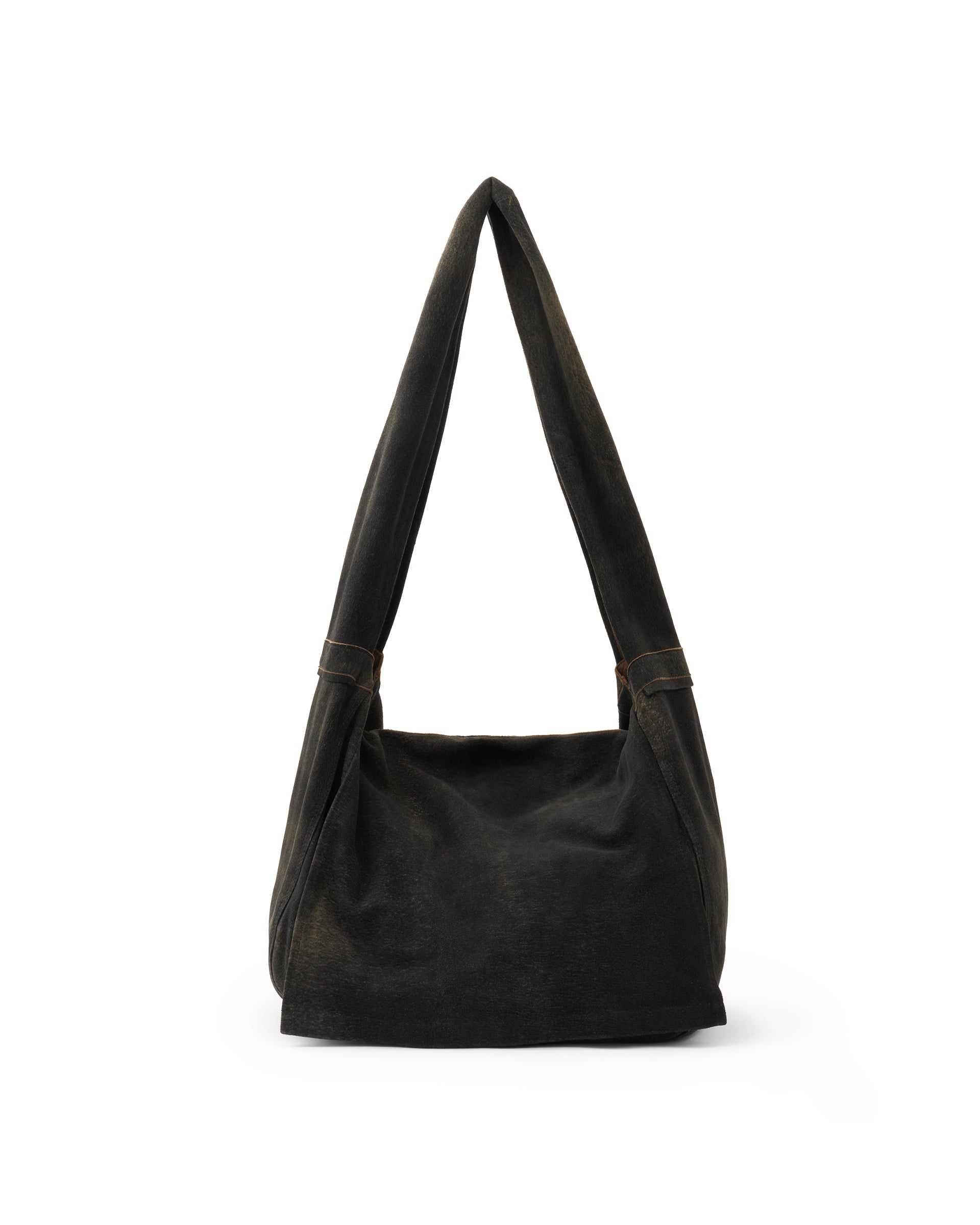 SEVEN BY SEVEN】レザーショルダーバッグ（ゴートスエード