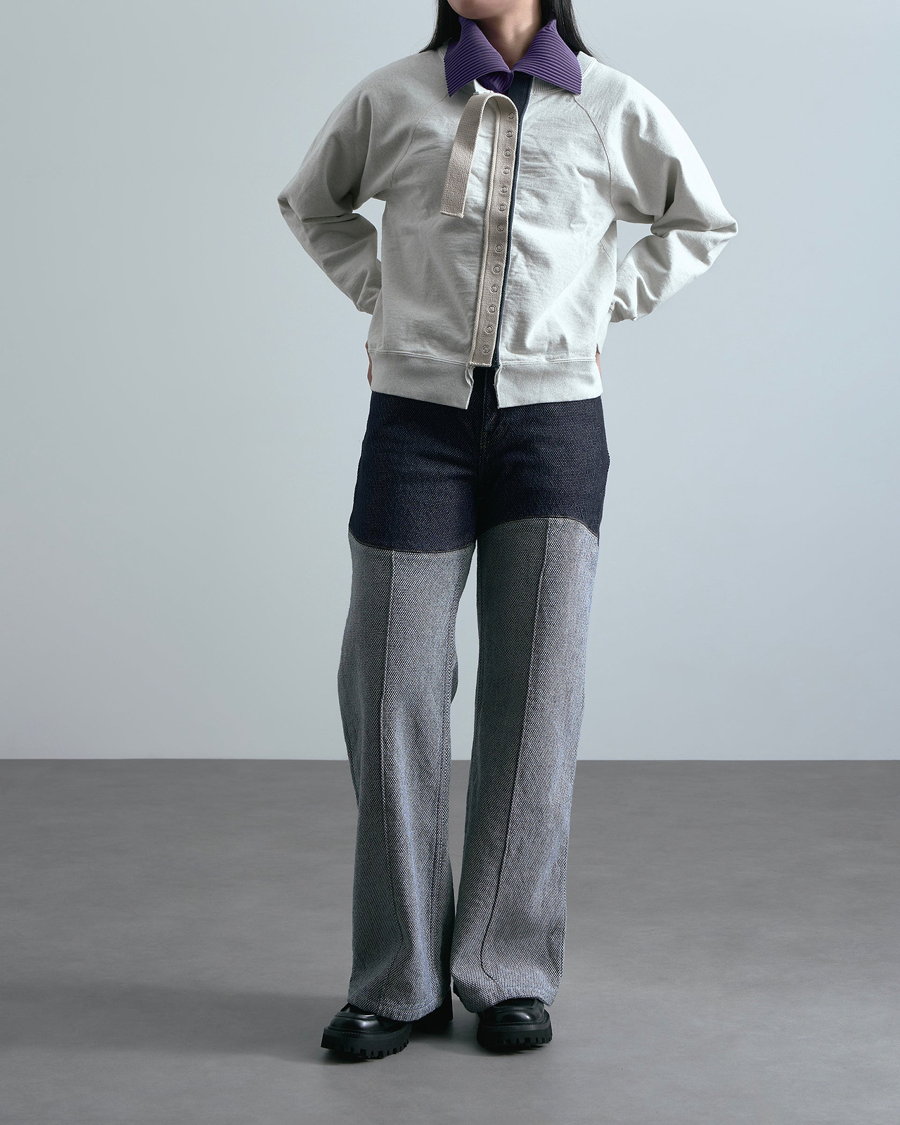 着用サイズFREE／身長165cm（スタッフスナップ）