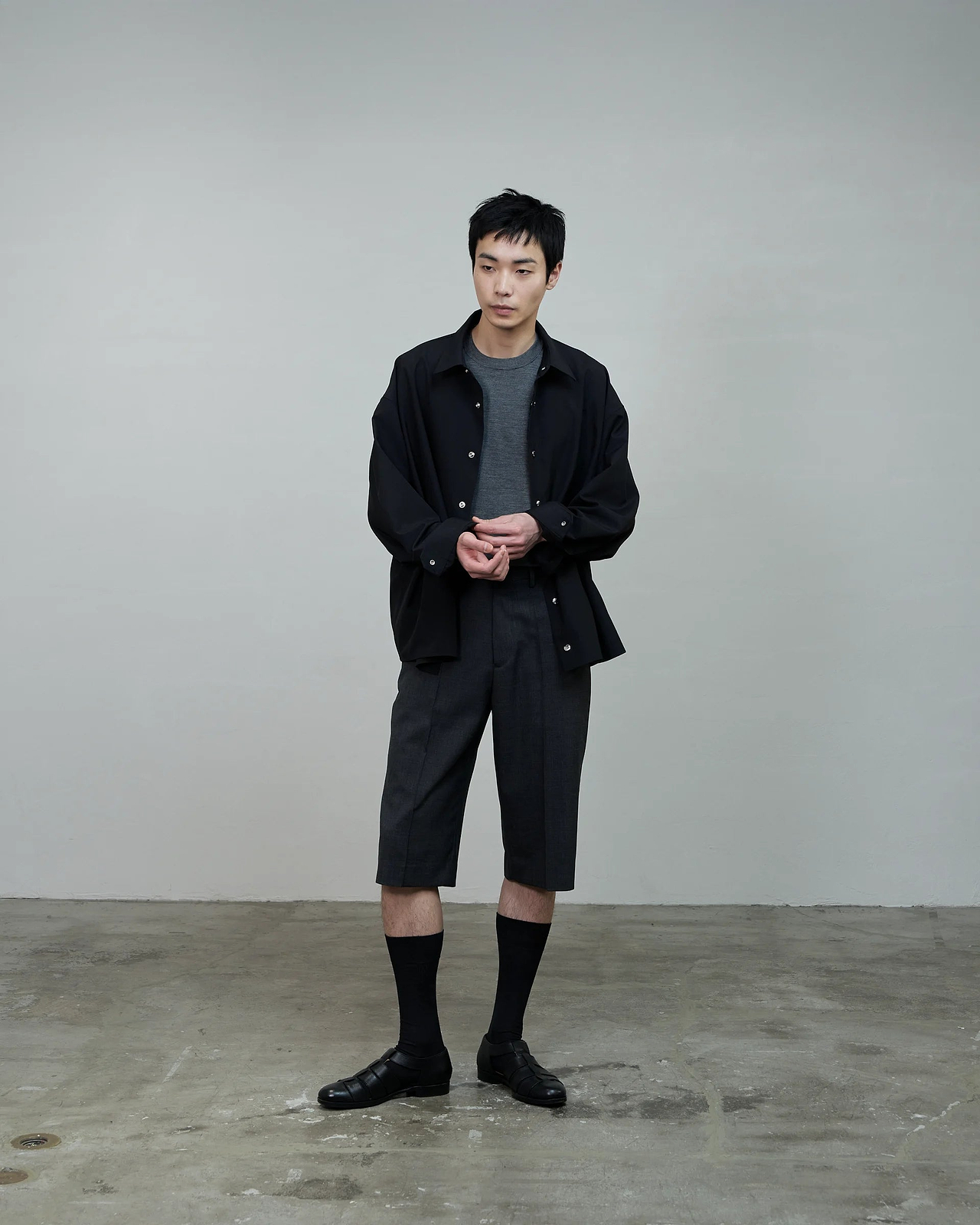 THE RERACS×1LDK×F/STORE＞バルーンカーディガンシャツ | コラボ 26SS